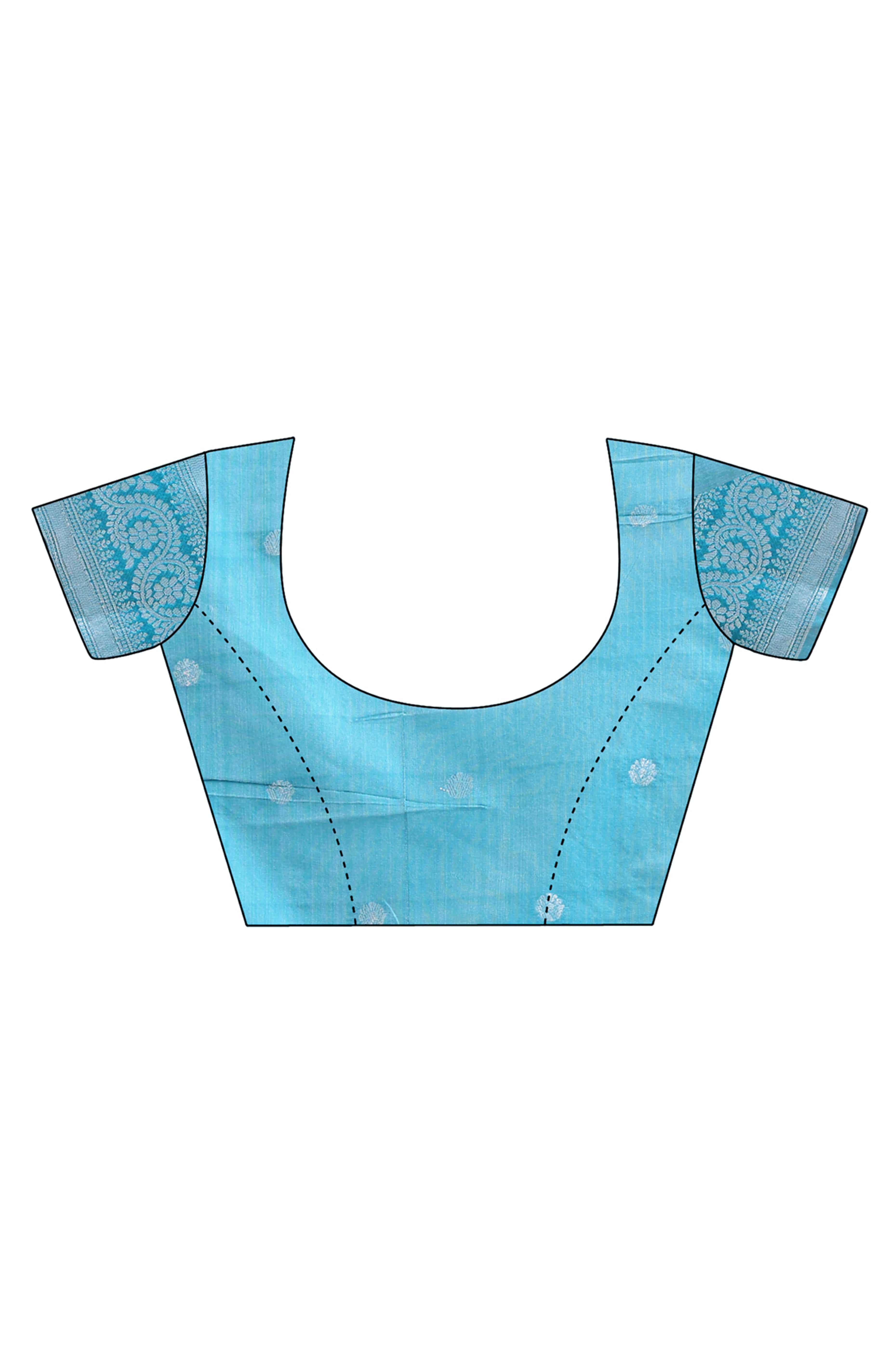 Pink Silk Blend Saree Embellished With Zari Weaving & Tassel Accents