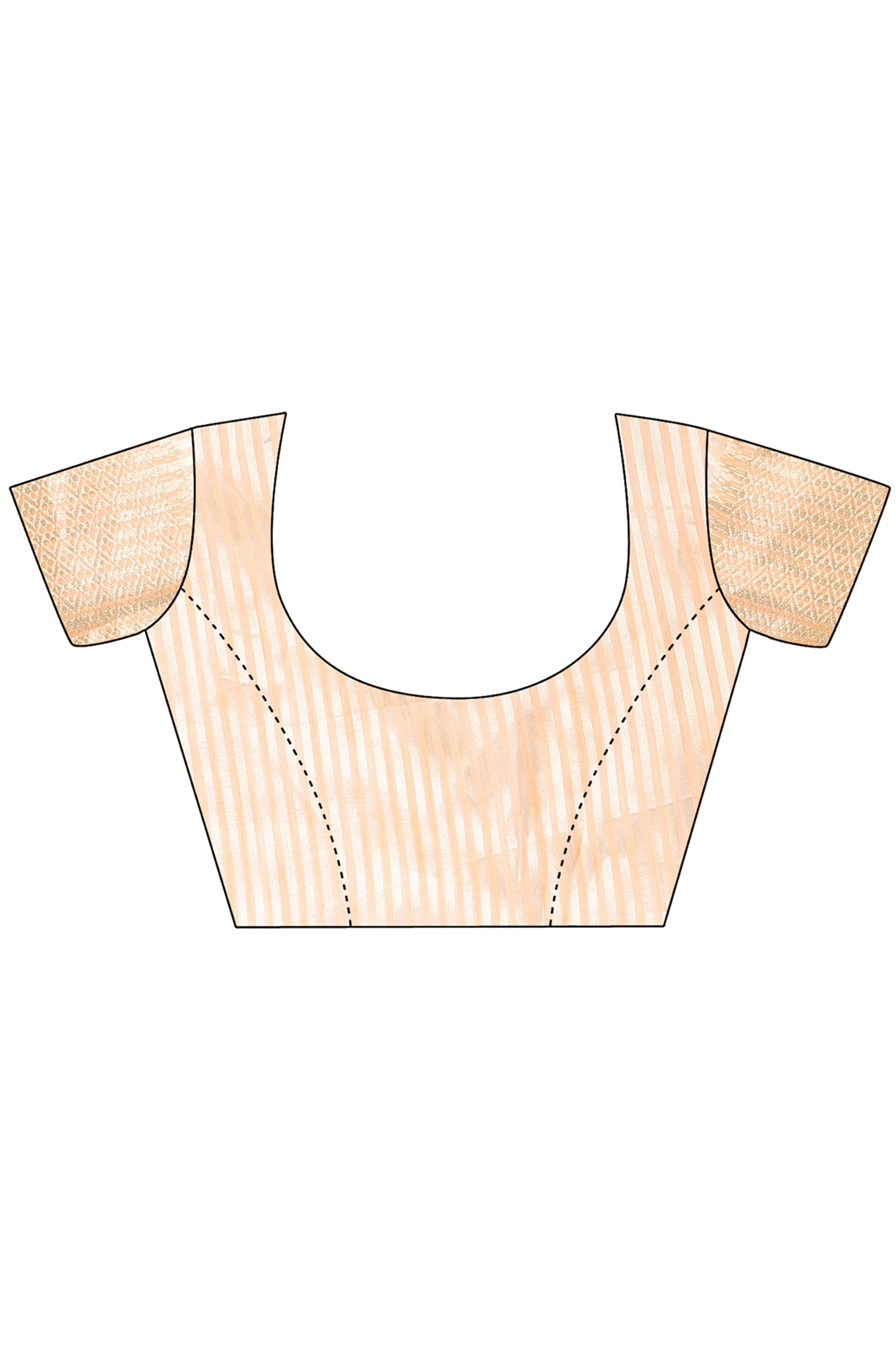 Orange Cotton Silk Saree with Solid Zari Woven Border and Tassels