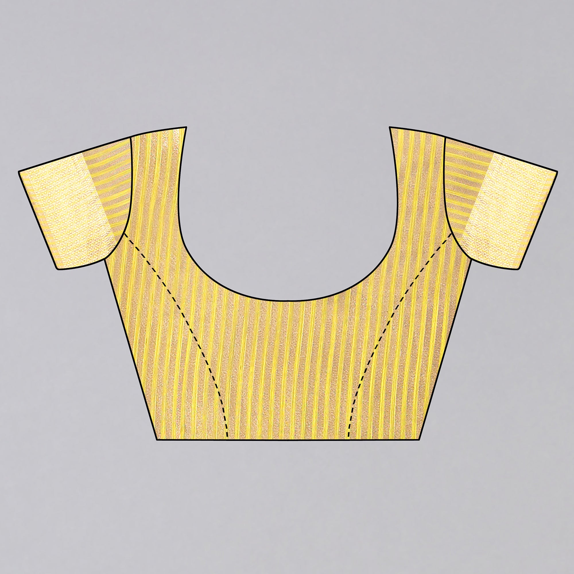 Yellow Floral Embroidered Cotton Silk Saree With Zari Border