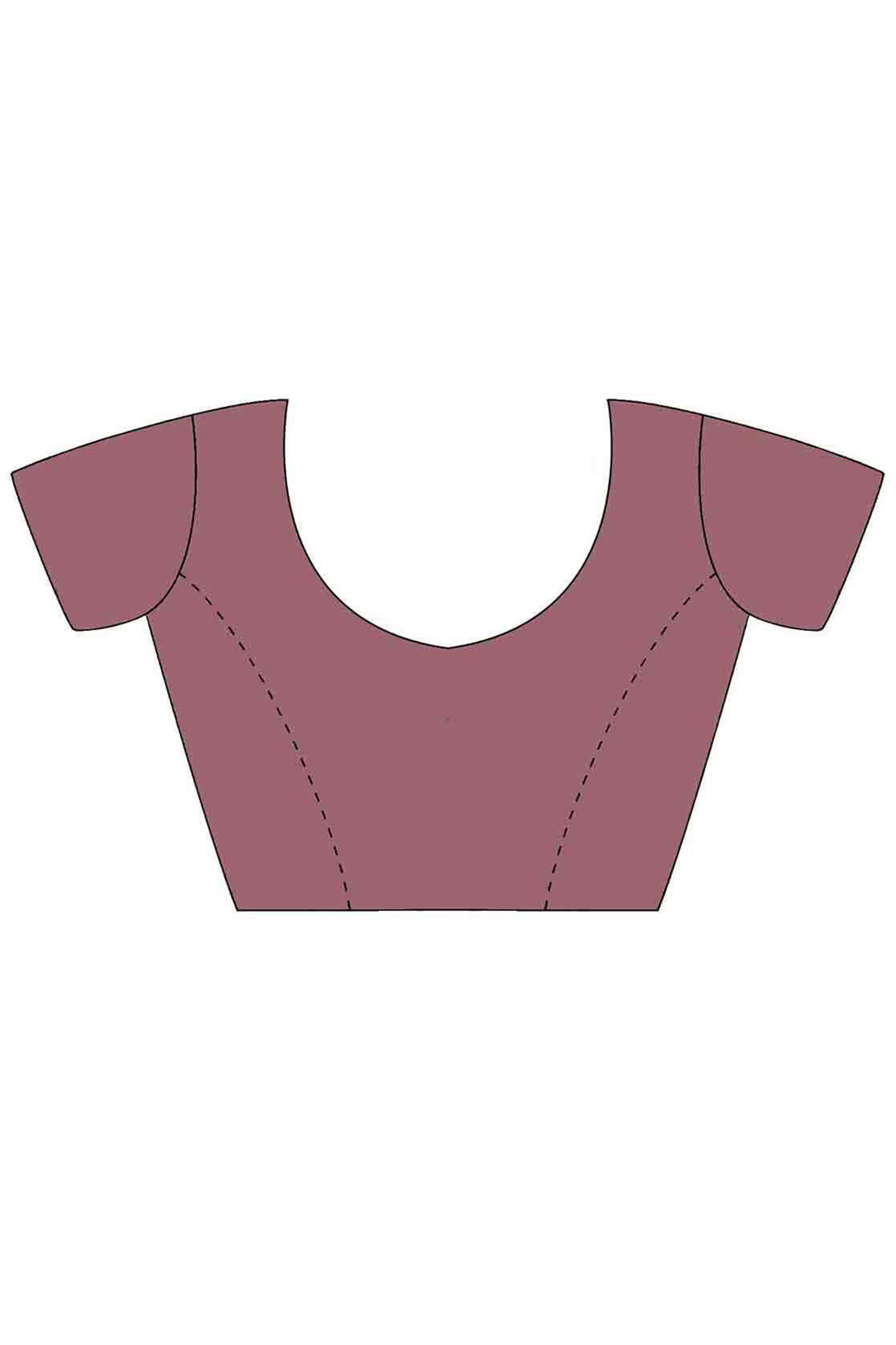 Stunning Mauve Organza Satin Silk Saree Adorned With Floral Sequin Zari Embroidery Work