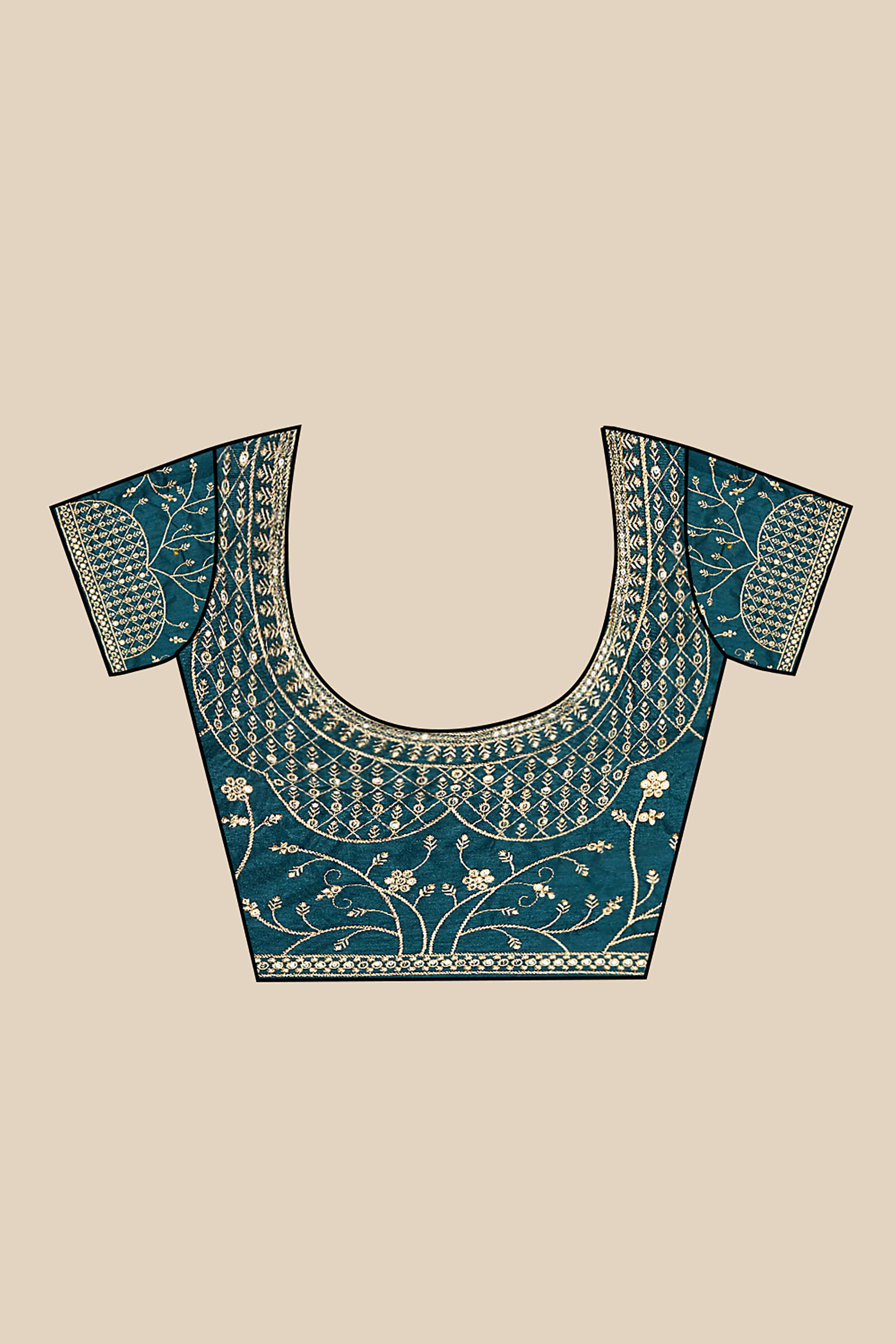 Graceful Vichitra Silk Saree in Pink with Embroidered Bordering