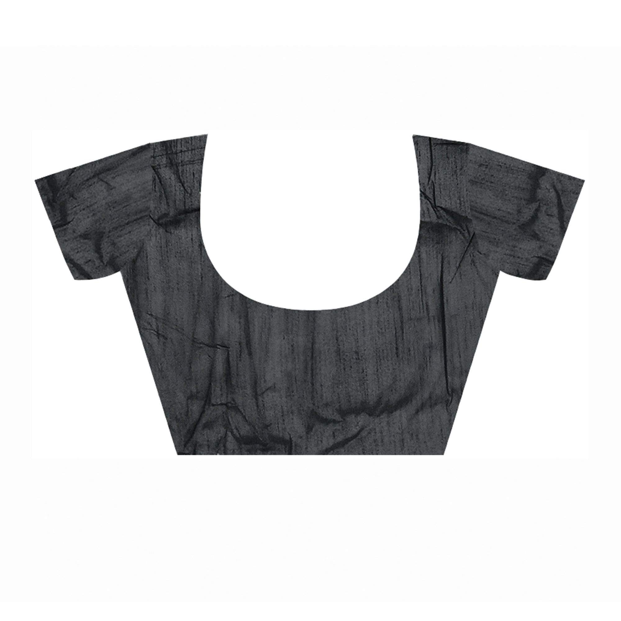 Black Floral Sequins Embroidered Georgette Saree