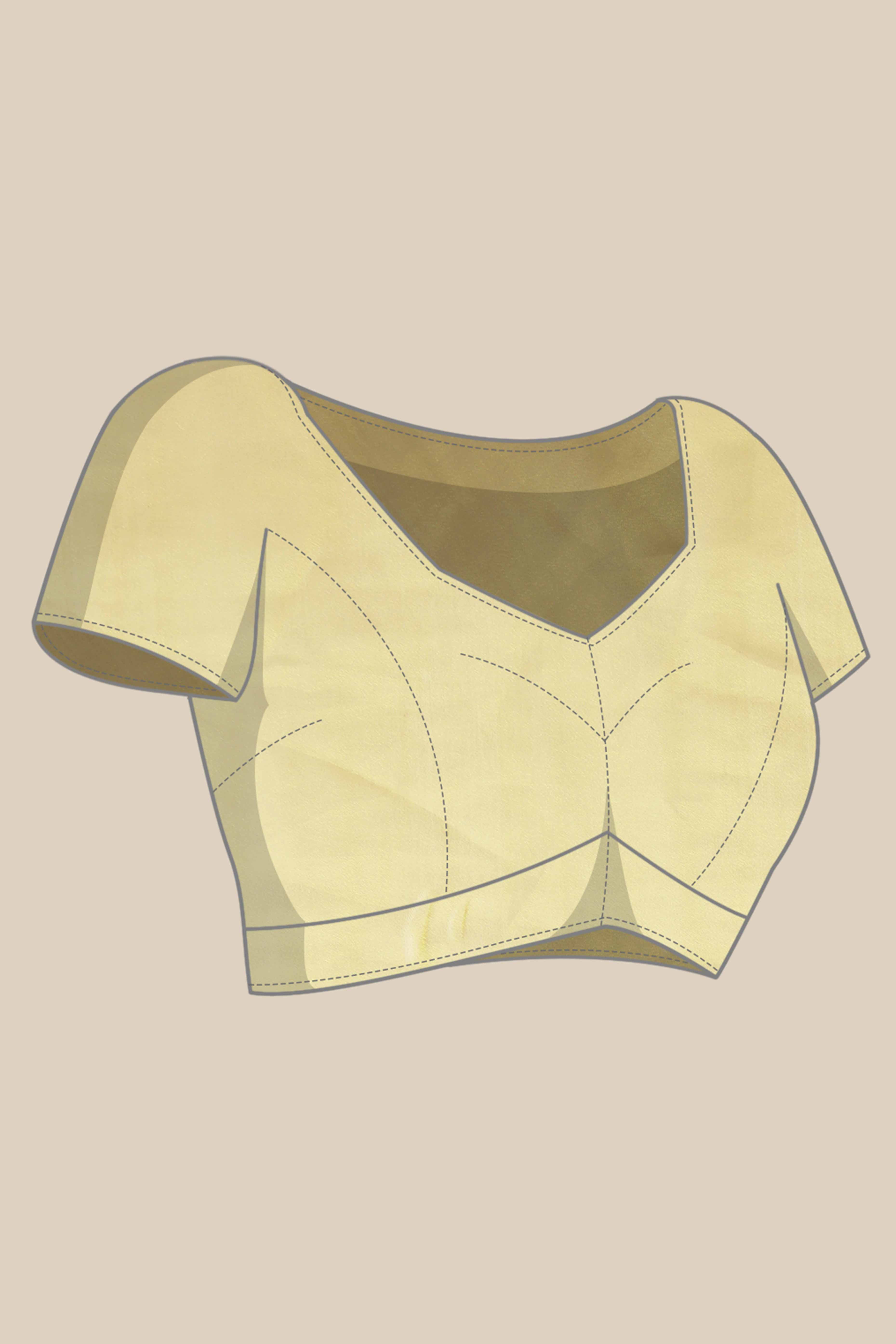 Organza Partywear Saree in Mehendi Green with Floral Embroidery