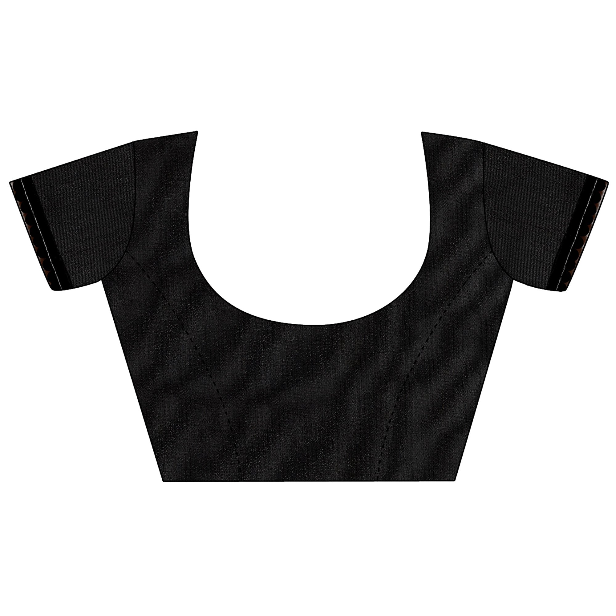 Purple Digital Printed Lycra Saree With Lace Border