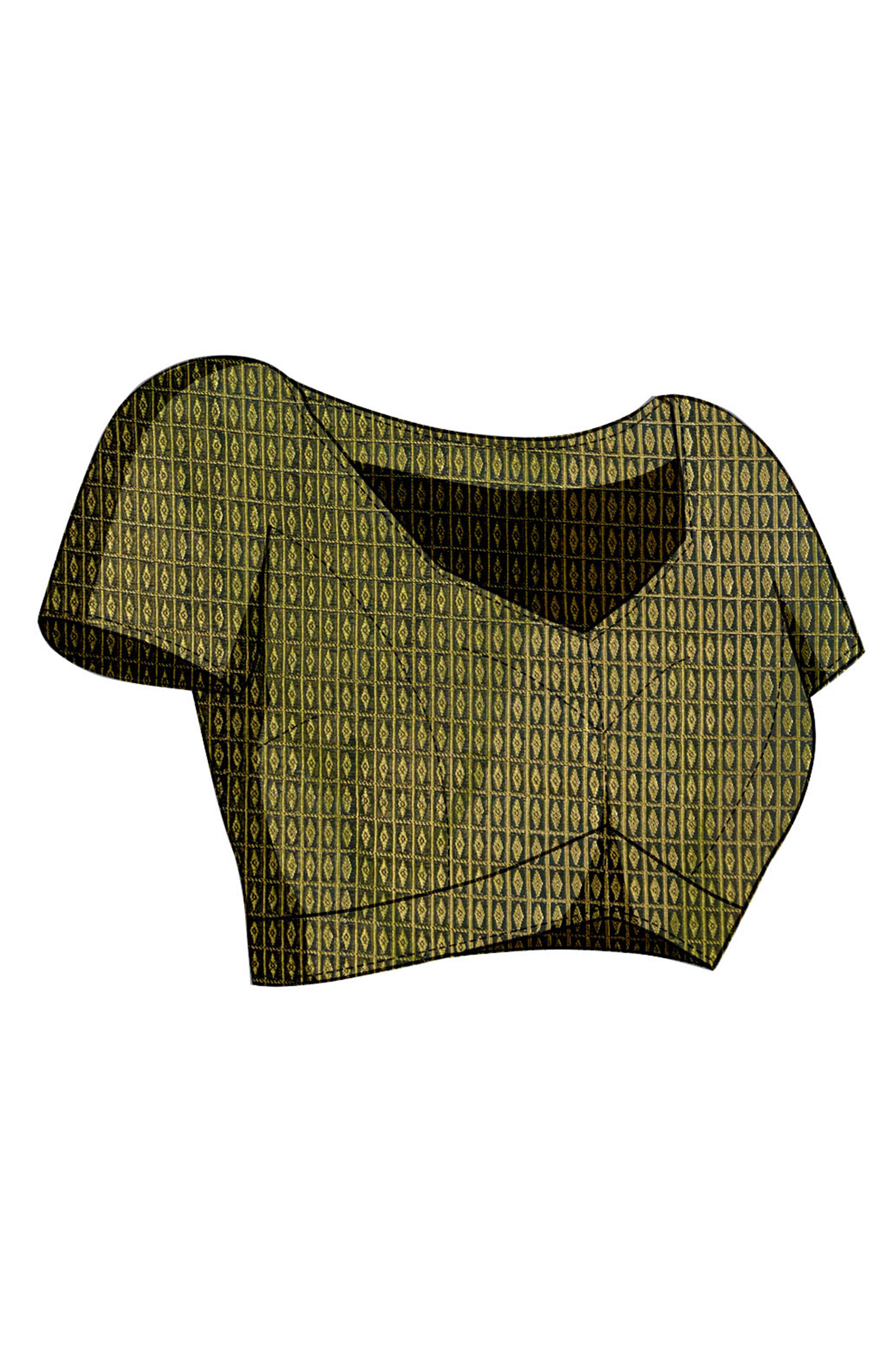 Green Brocade Zari Weaving Mysore Silk Saree