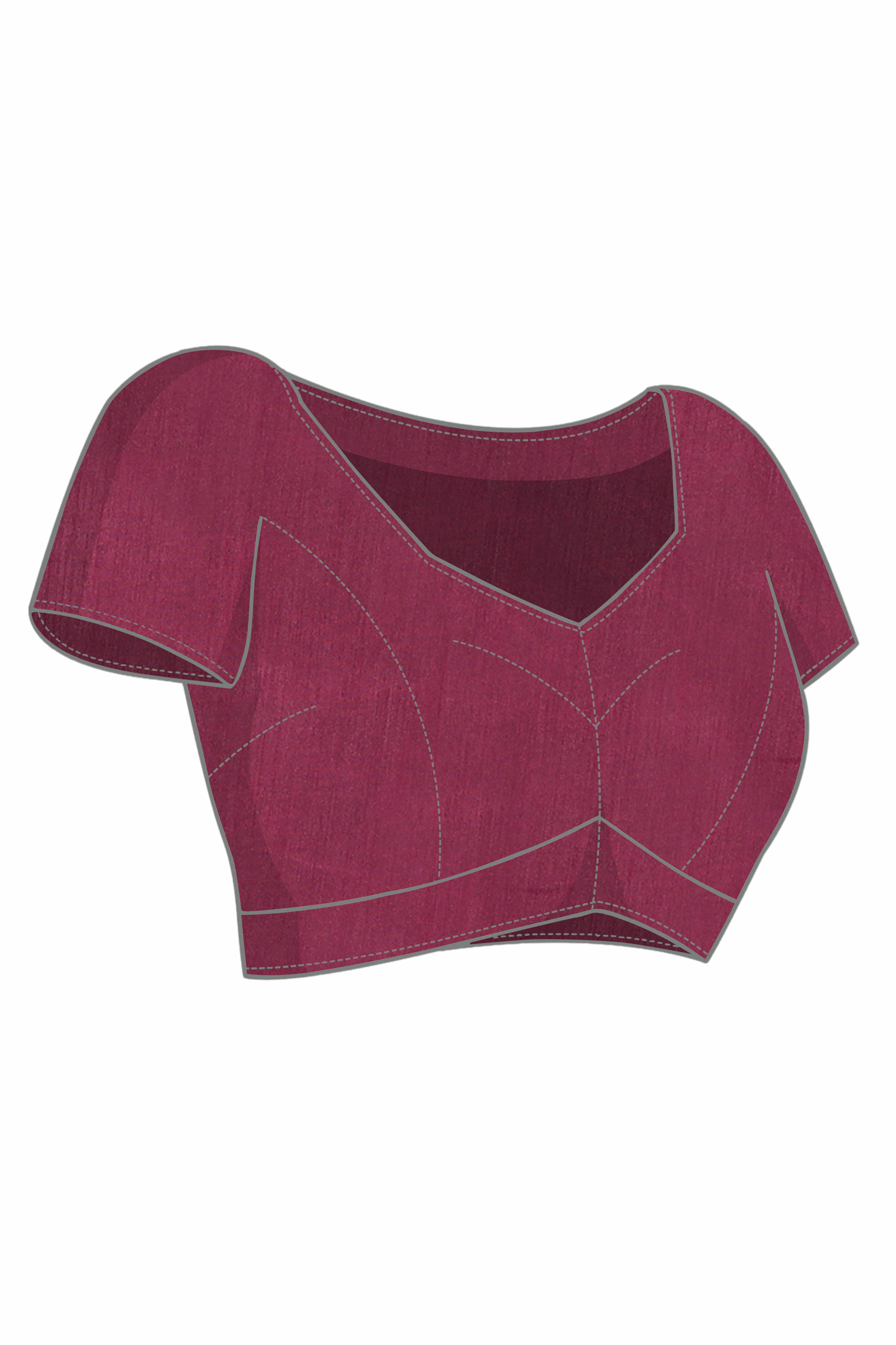 Maroon Georgette Saree with Traditional Bandhani Print and Lace Accents