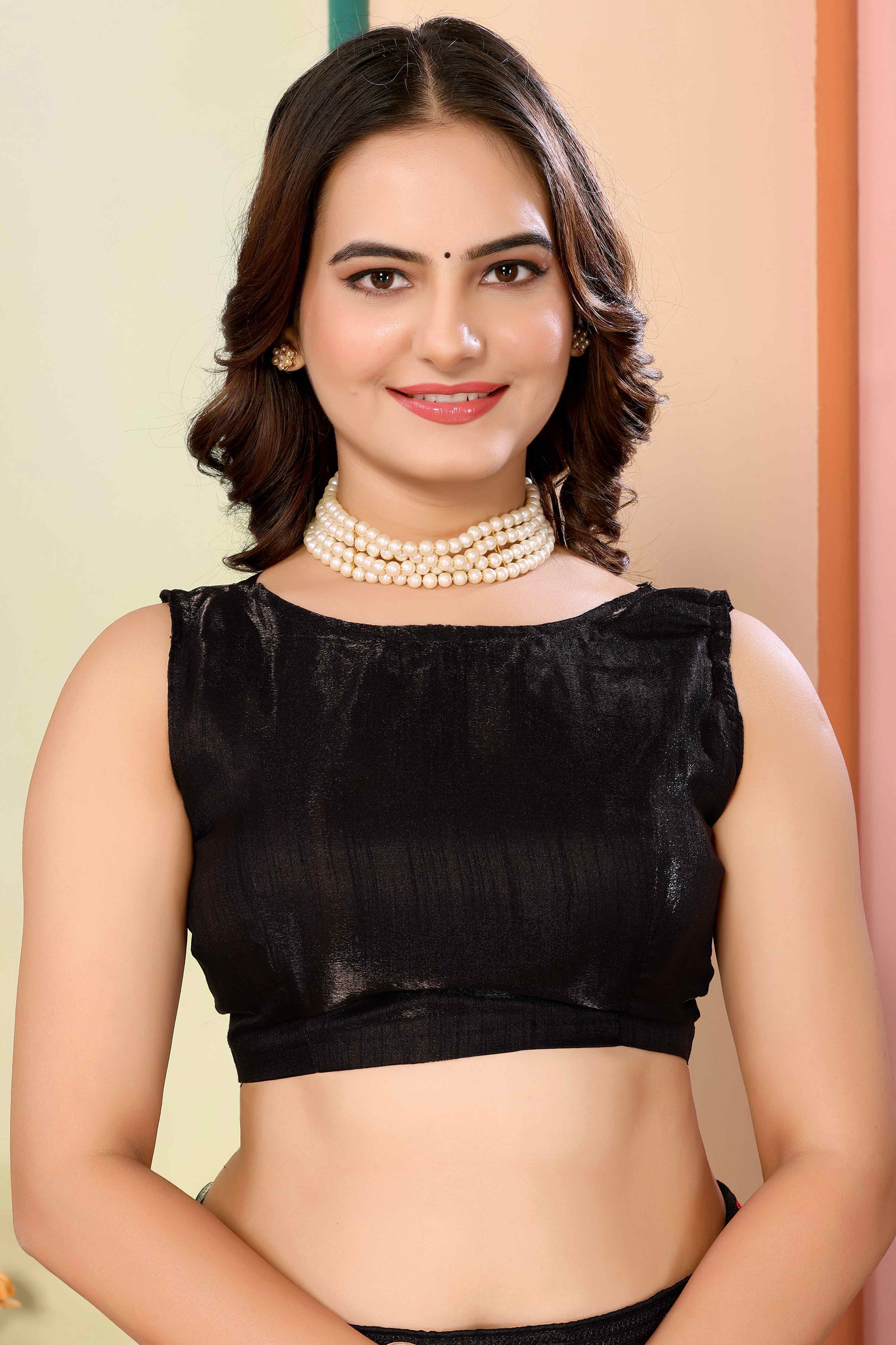 Black Floral Embroidered Net Saree