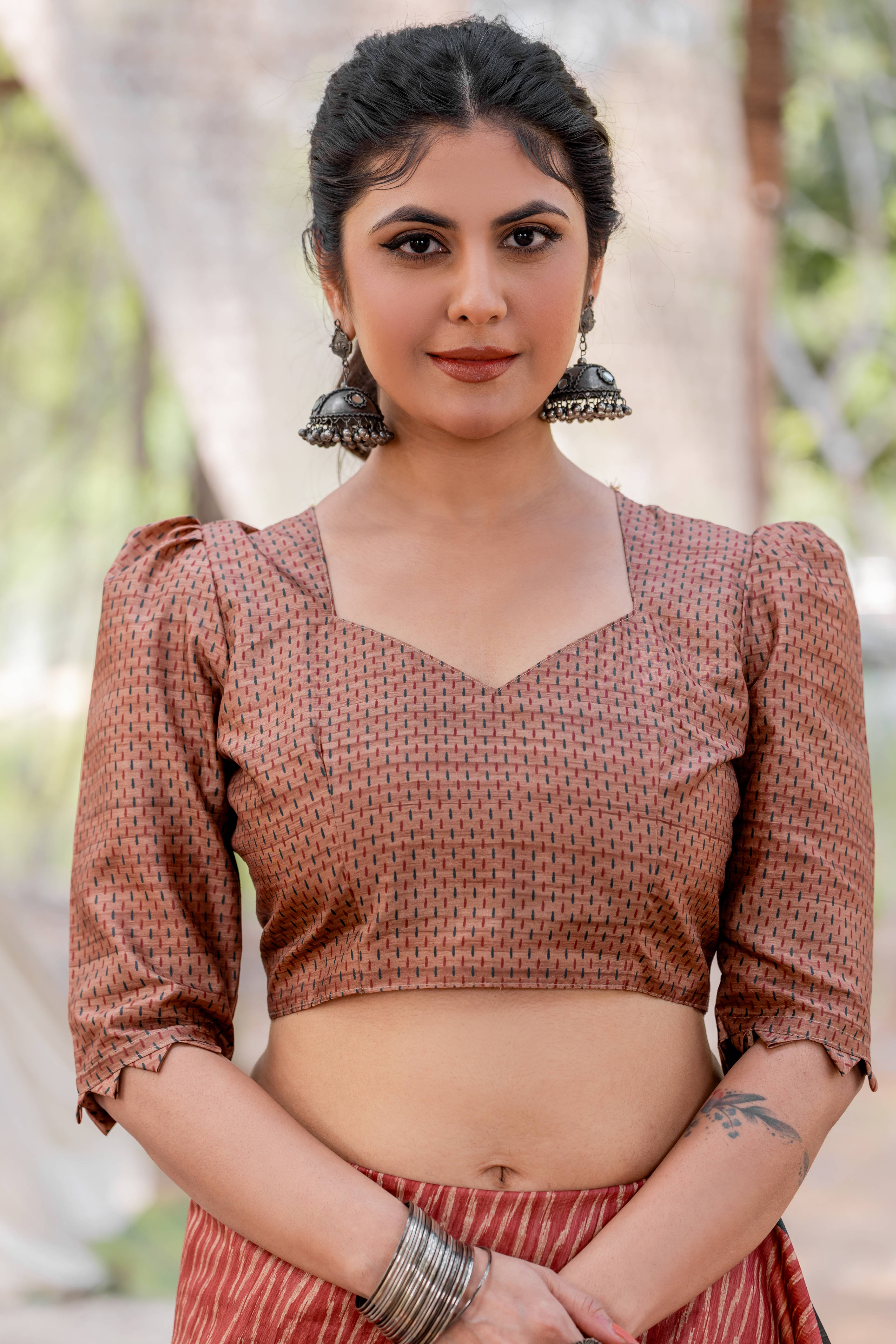 Maroon Kozi Cotton Silk Saree Showcasing Digital Prints and Soft Tassel Edging