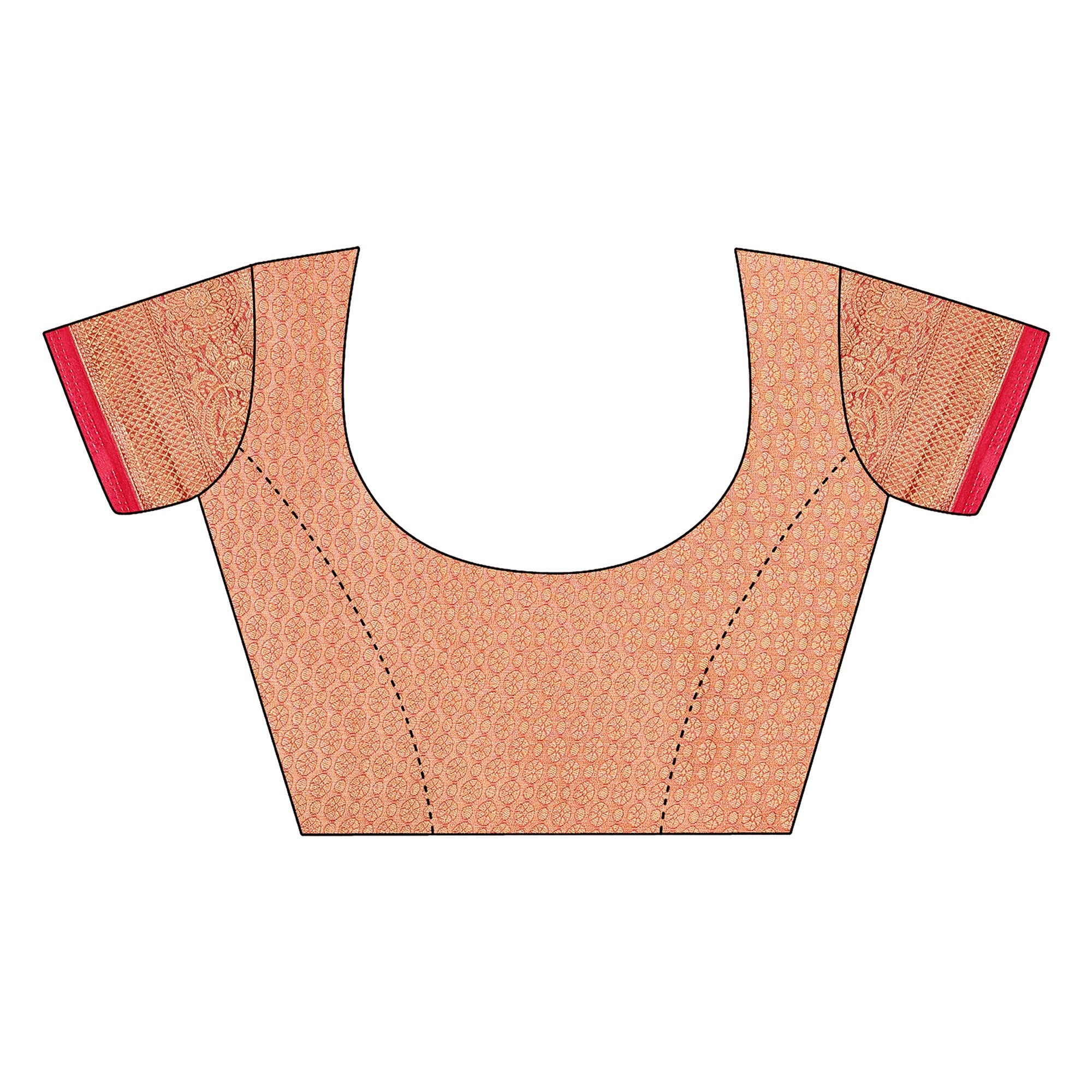 Teal Green Woven Organza Saree With Tassels