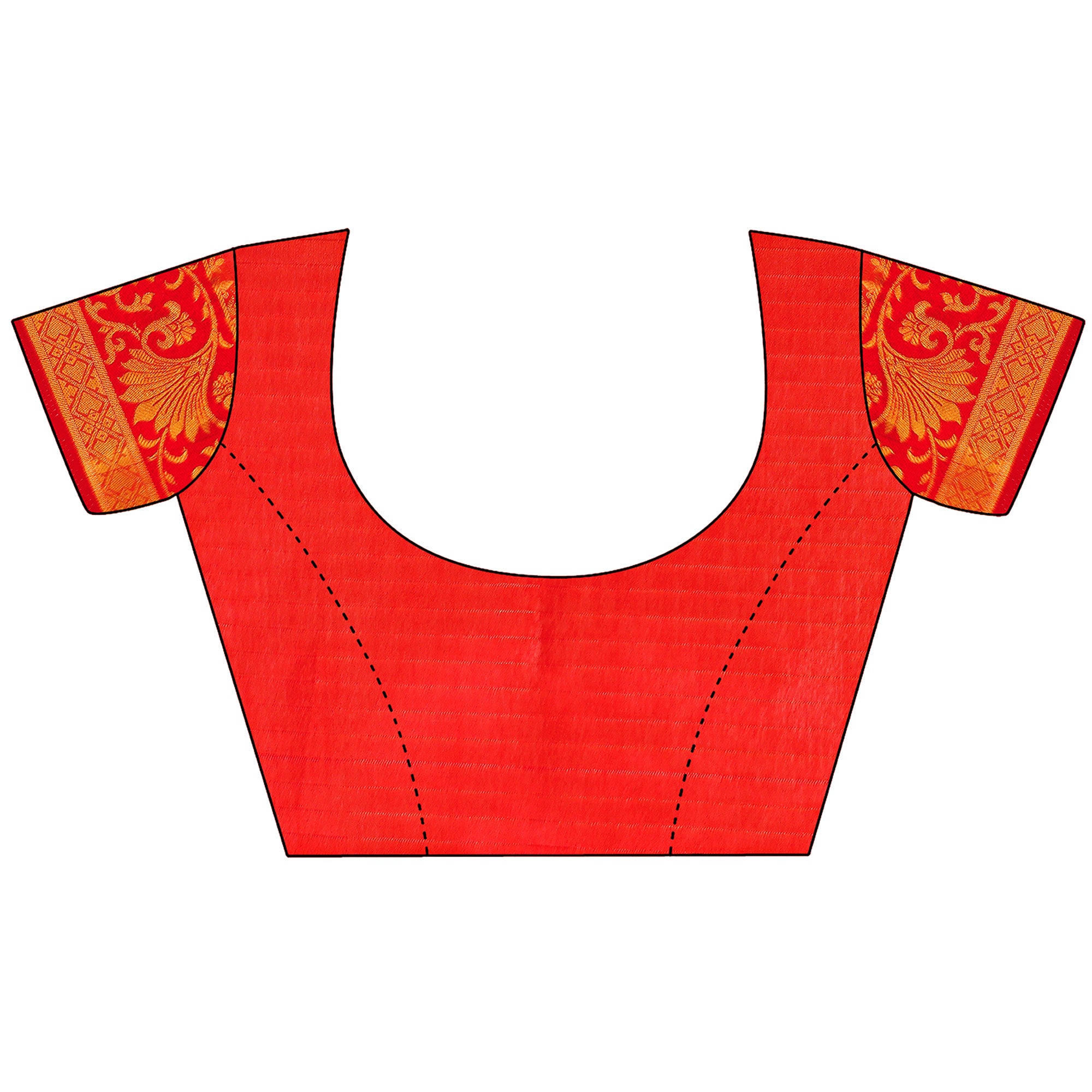 Mustard Zari Woven Cotton Silk Saree