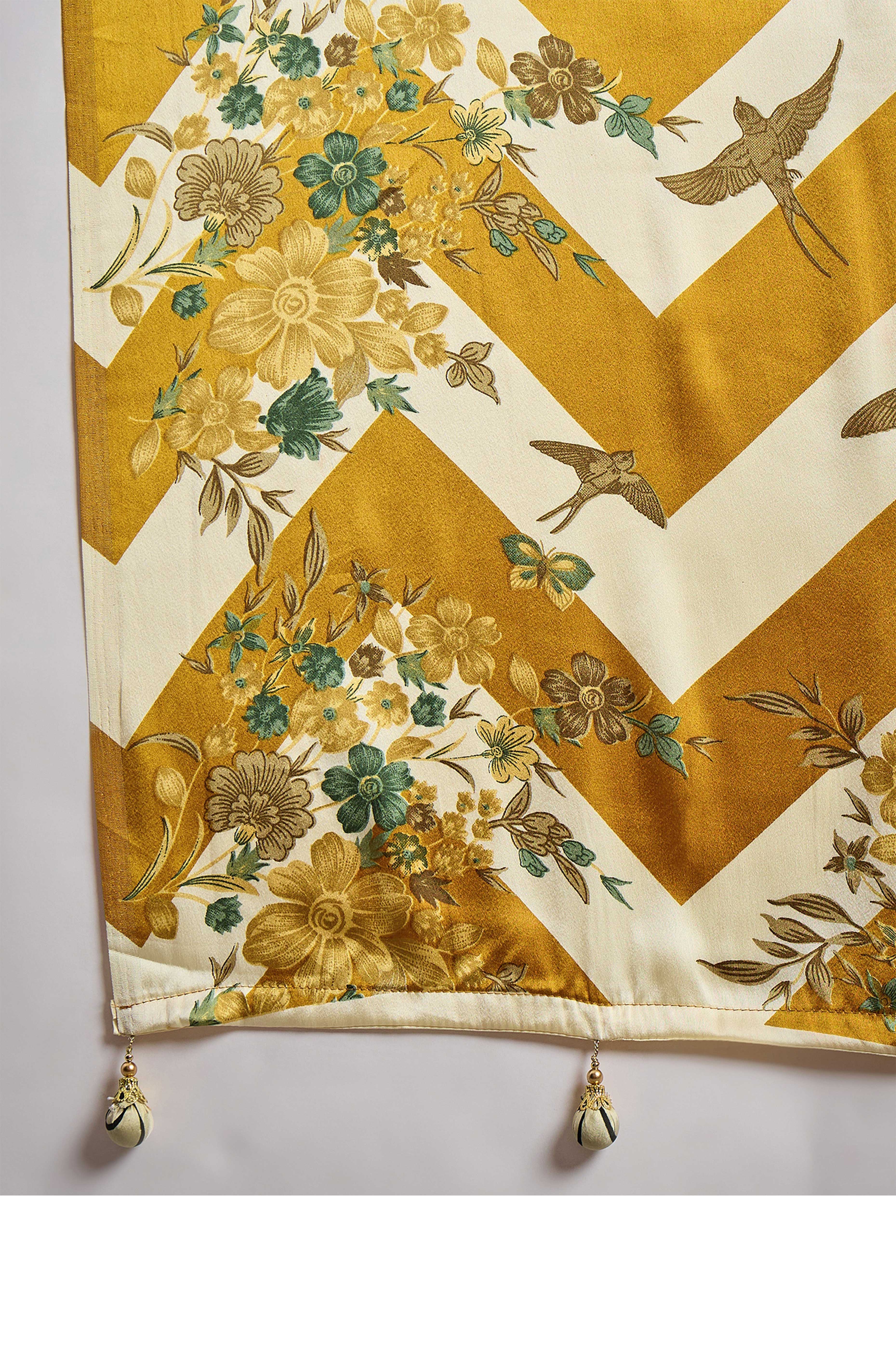 Olive Floral Printed Modal Satin Party Wear Saree with a Smooth Satin Finish