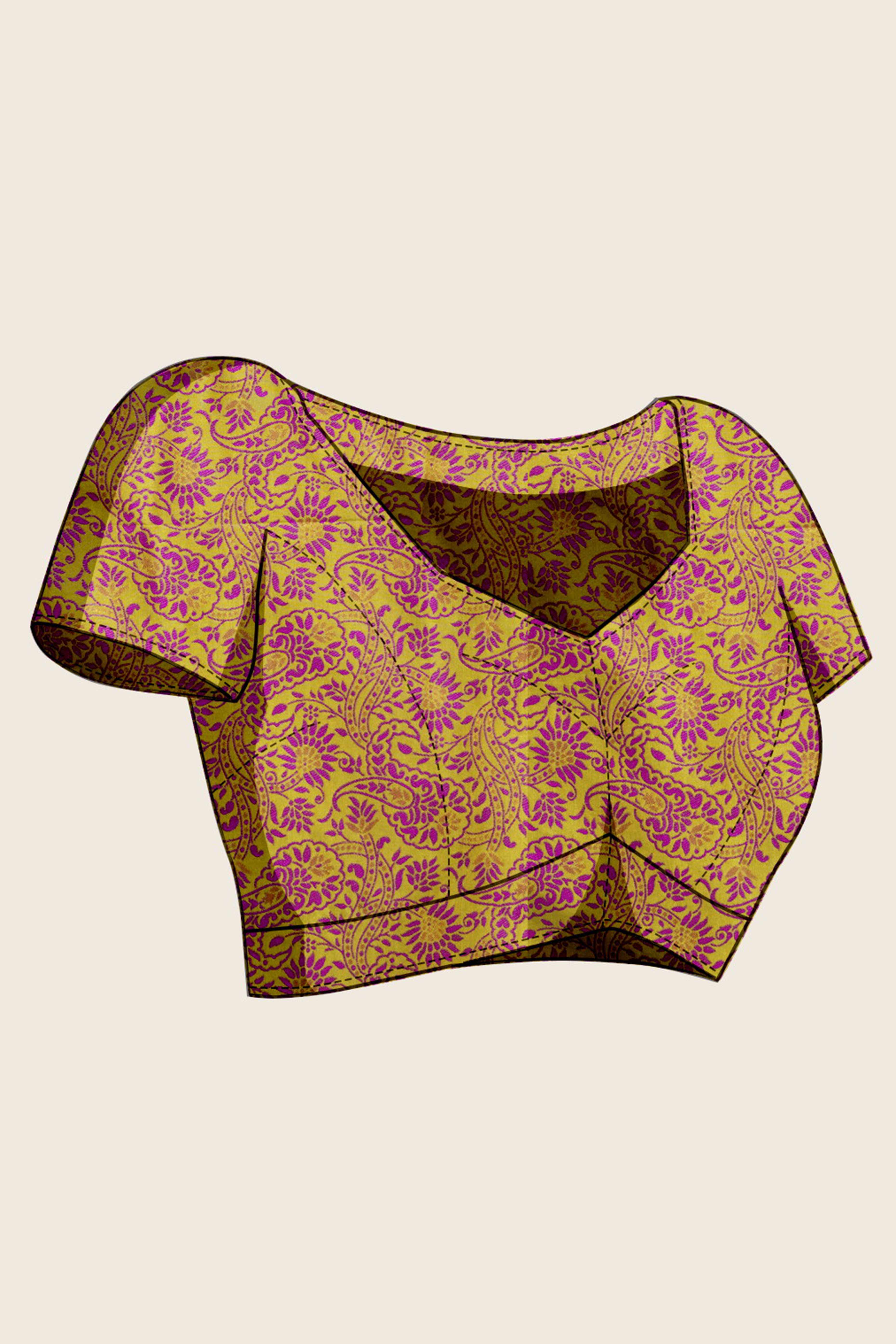 Green Pure Silk Kanjivaram Handloom Saree Enhanced with Zari Woven Patterns