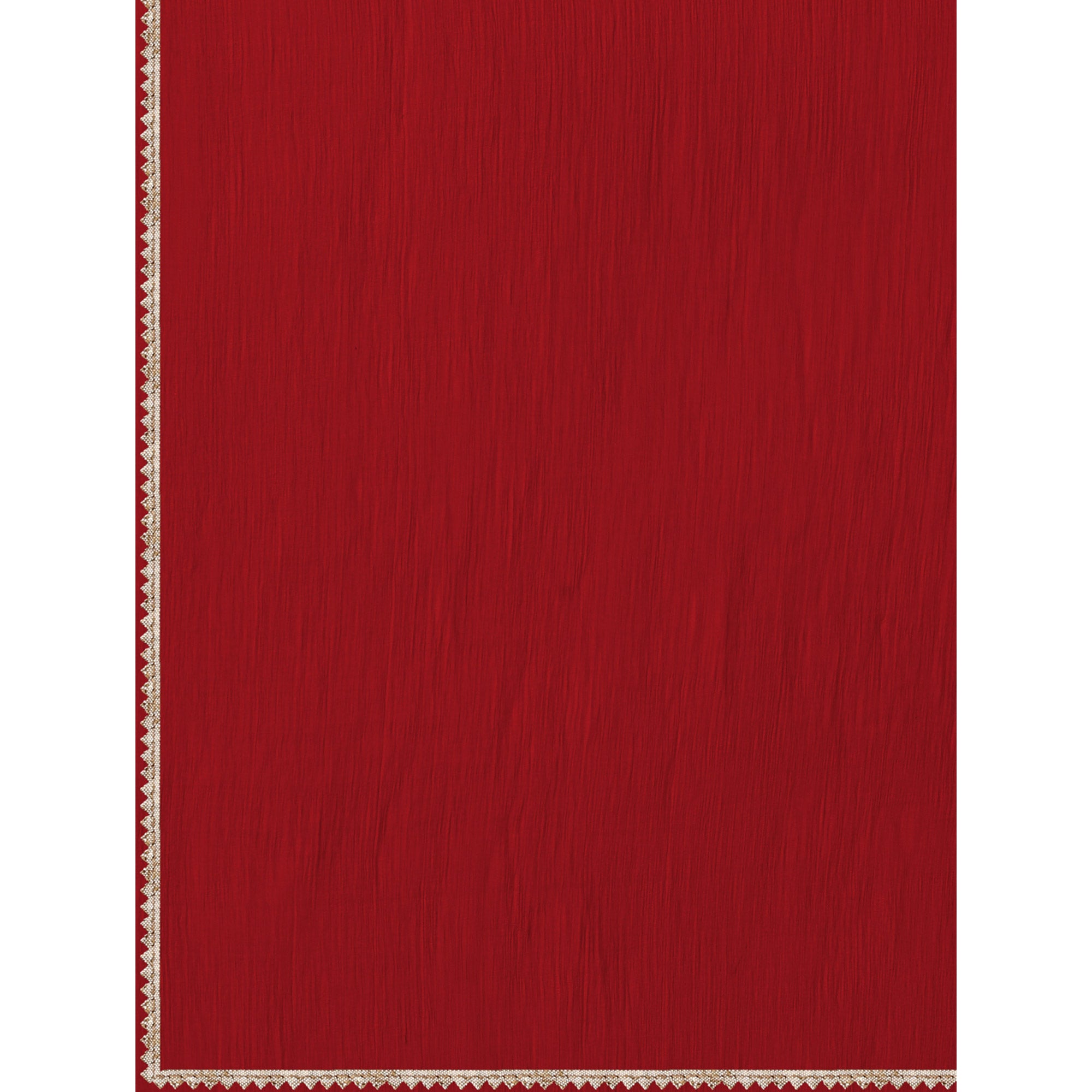 Red Embroidered Rayon Salwar Suit