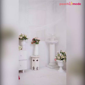 Red Solid Chiffon Saree With Stone Work Border