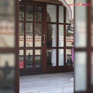 Pink lucknowi Work Cotton Blend Salwar Suit