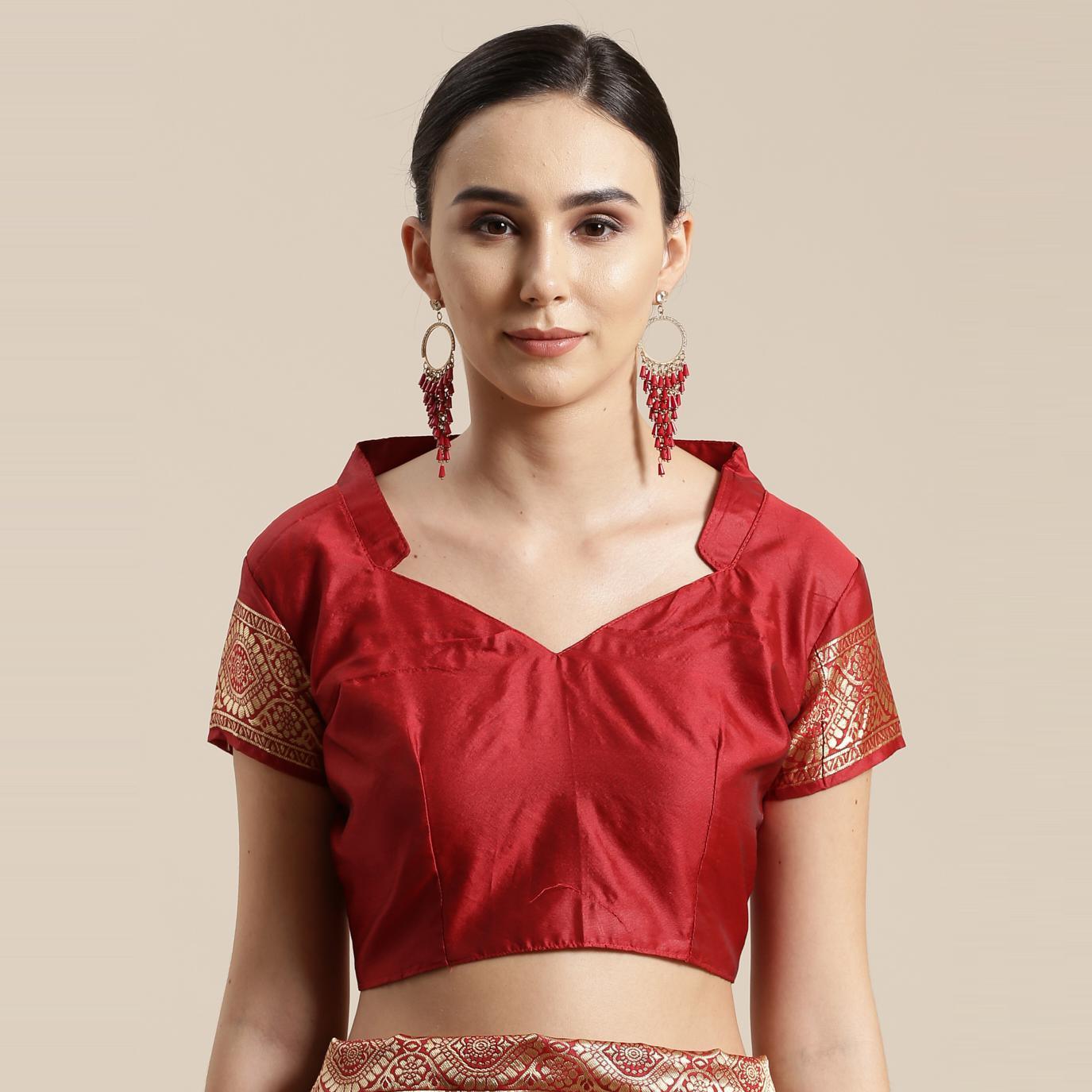 Alluring Black Colored Festive Wear Woven Silk Belnd Saree With Tassels - Peachmode