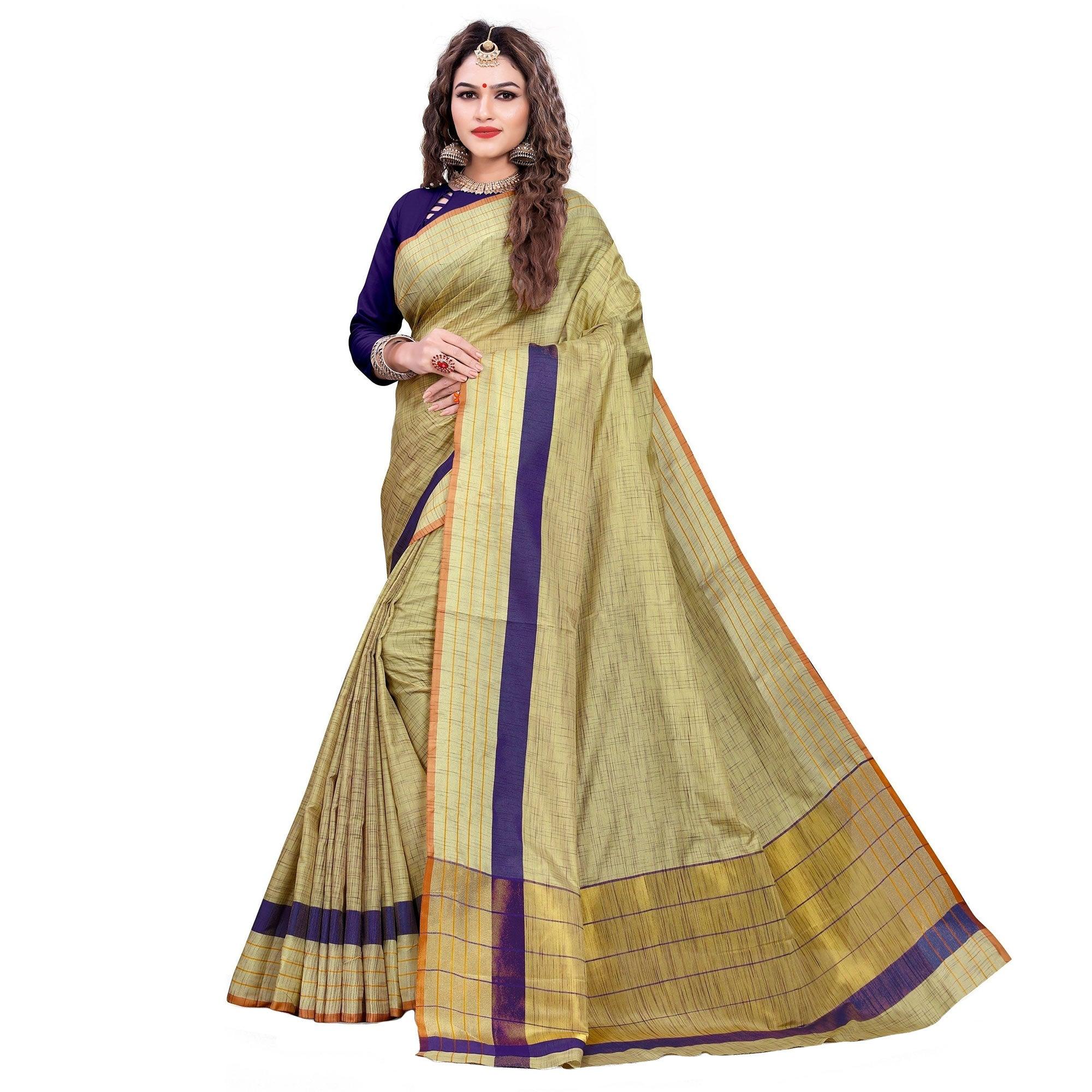 Appealing Green Colored Casual Printed Art Silk Saree - Peachmode