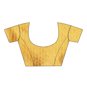 Beautiful Turquoise Green Colored Casual Wear Cotton Silk Saree - Peachmode