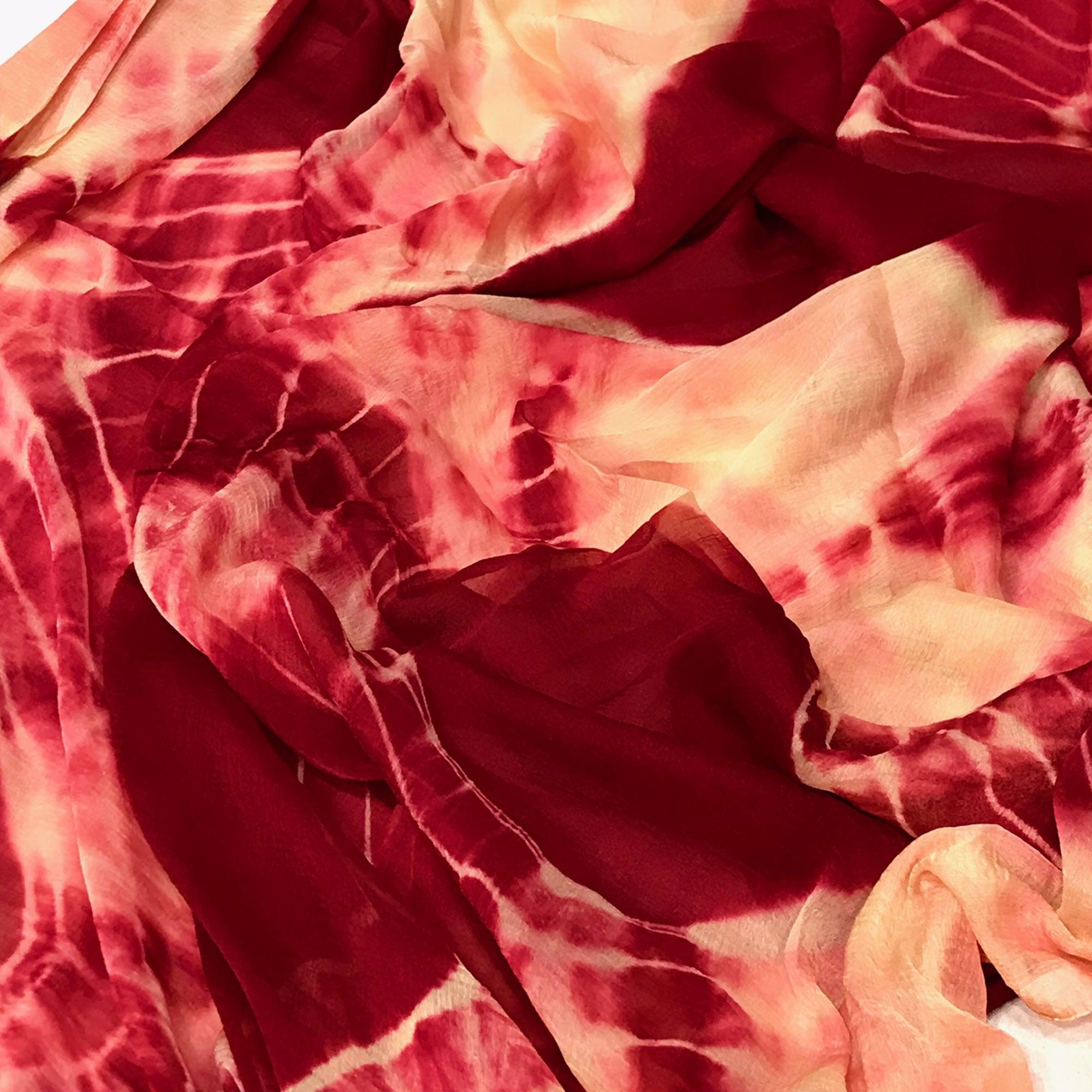 Beige Casual Wear Embroidered Cotton Dress Material - Peachmode