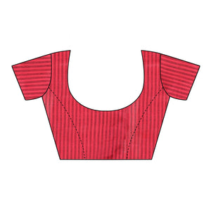 Beige Casual Wear Floral Hand Printed Georgette Saree - Peachmode