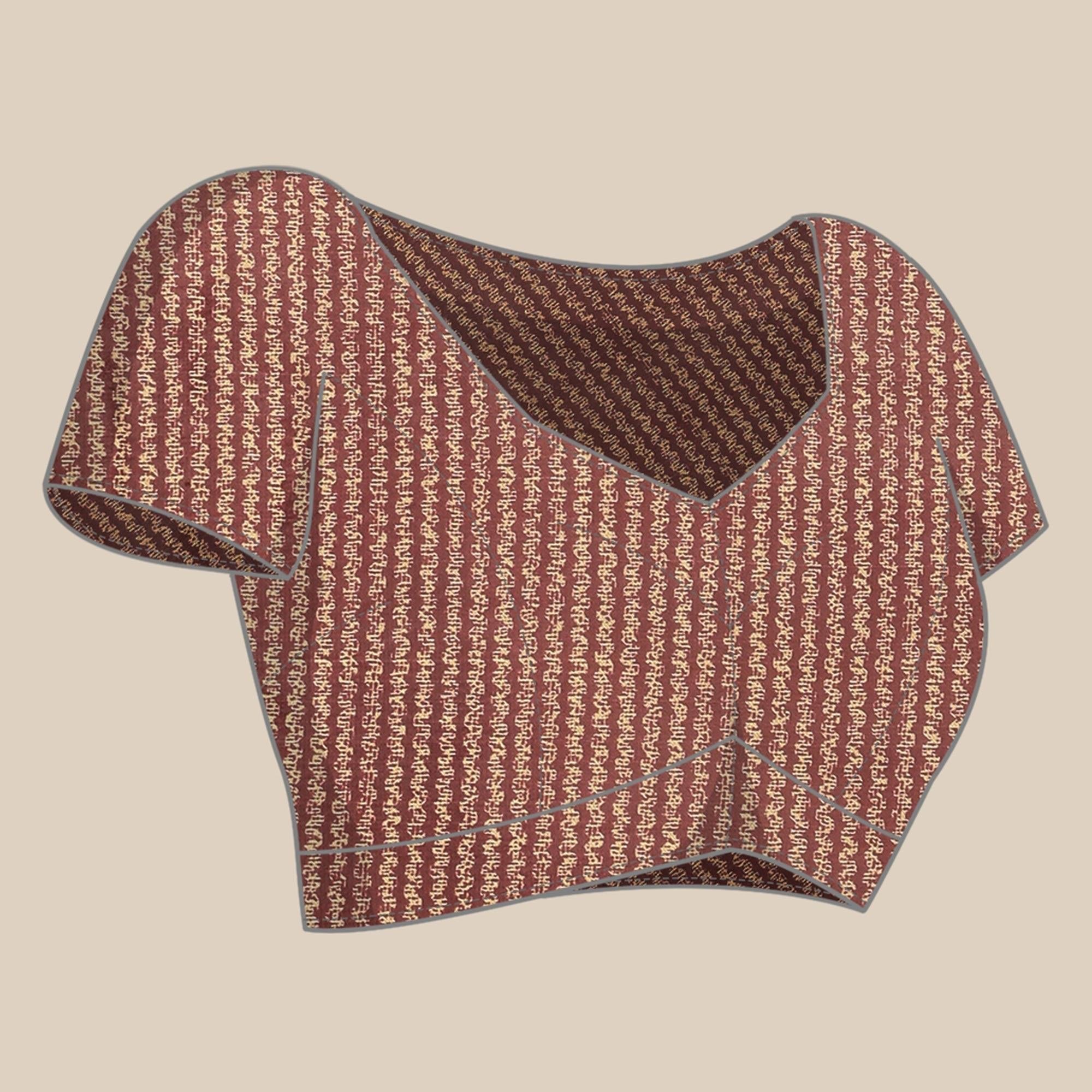 Beige Casual Wear Printed Art Silk Saree - Peachmode