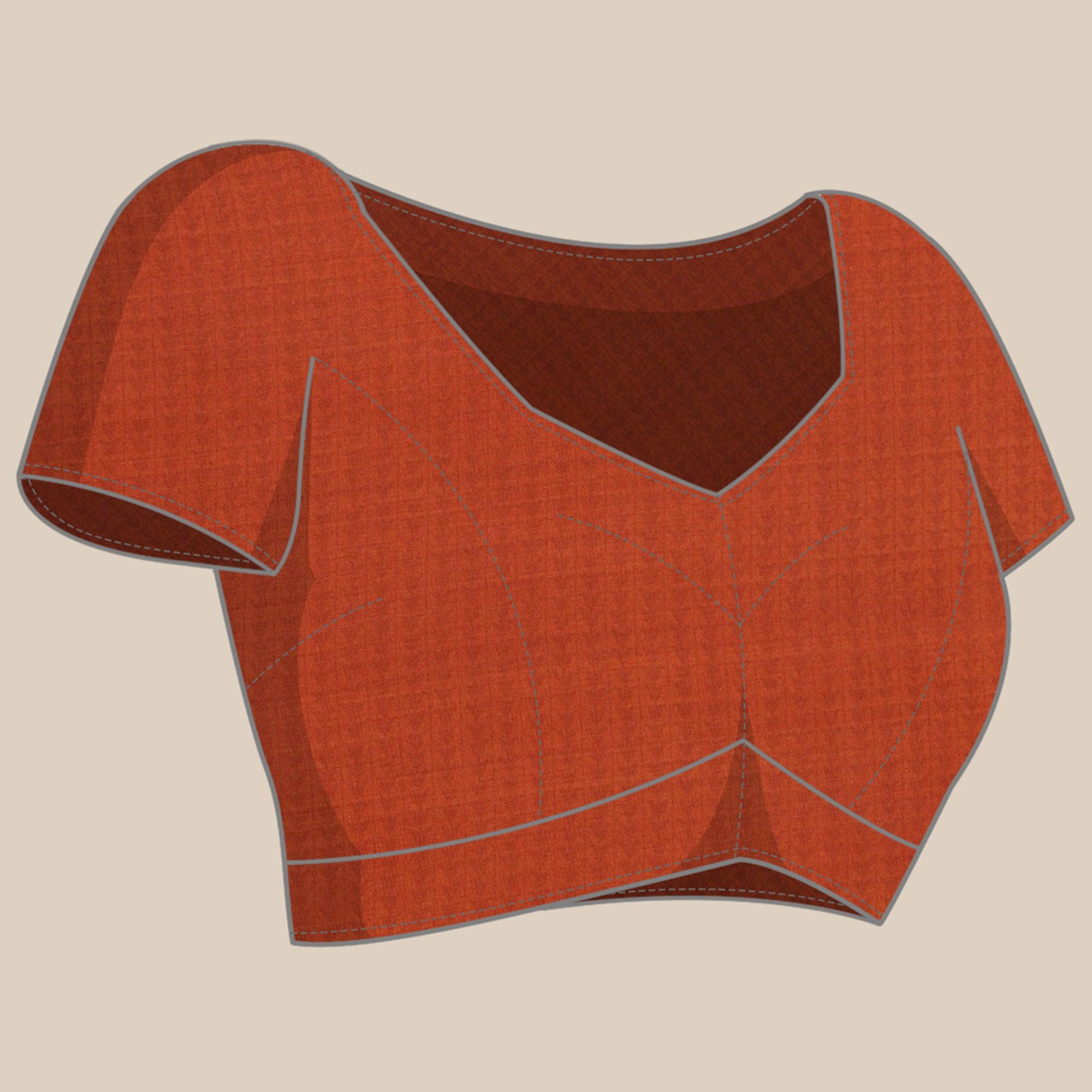 Beige Casual Wear Printed Art Silk Saree - Peachmode