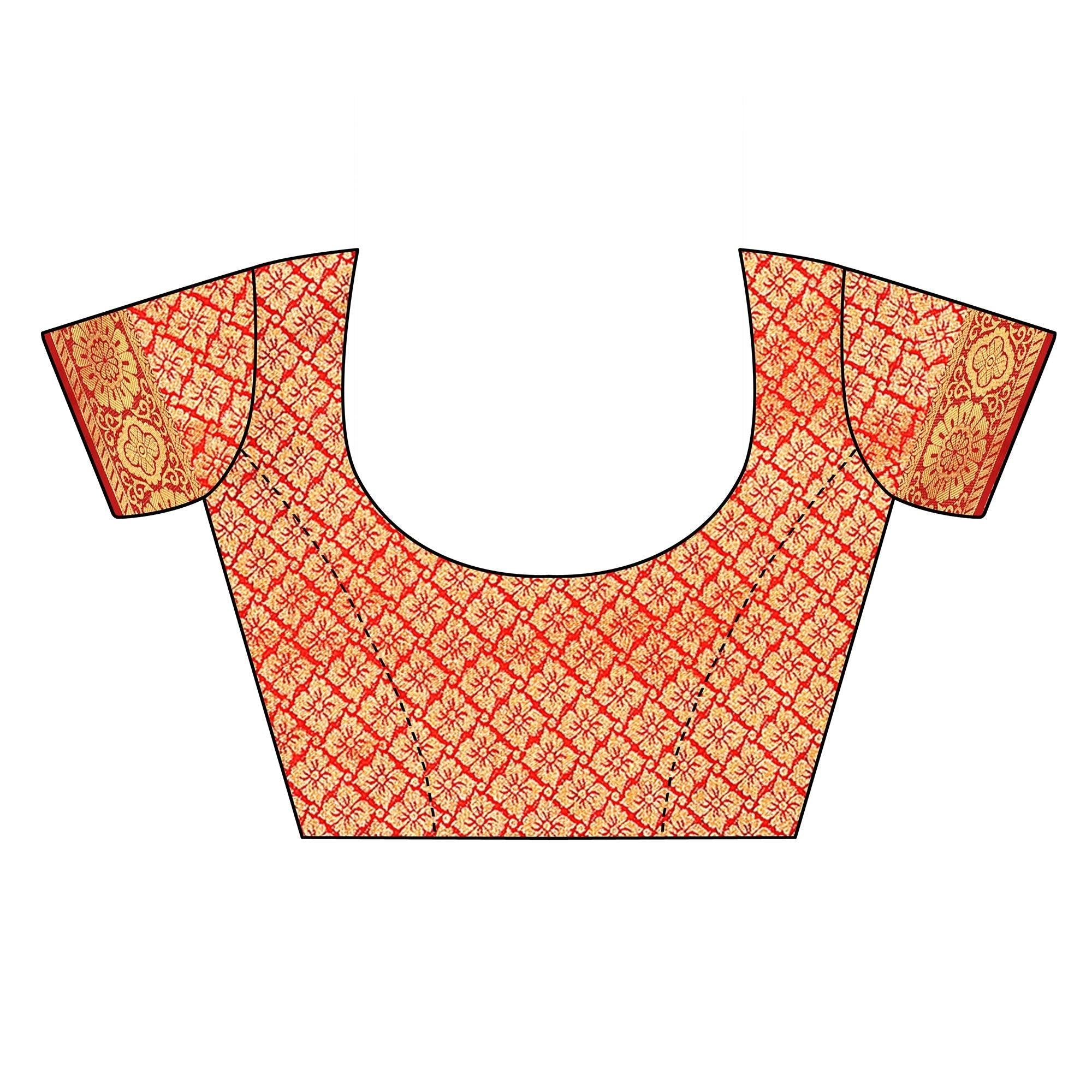 Black Festive Wear Jari Woven Heavy Silk Saree - Peachmode