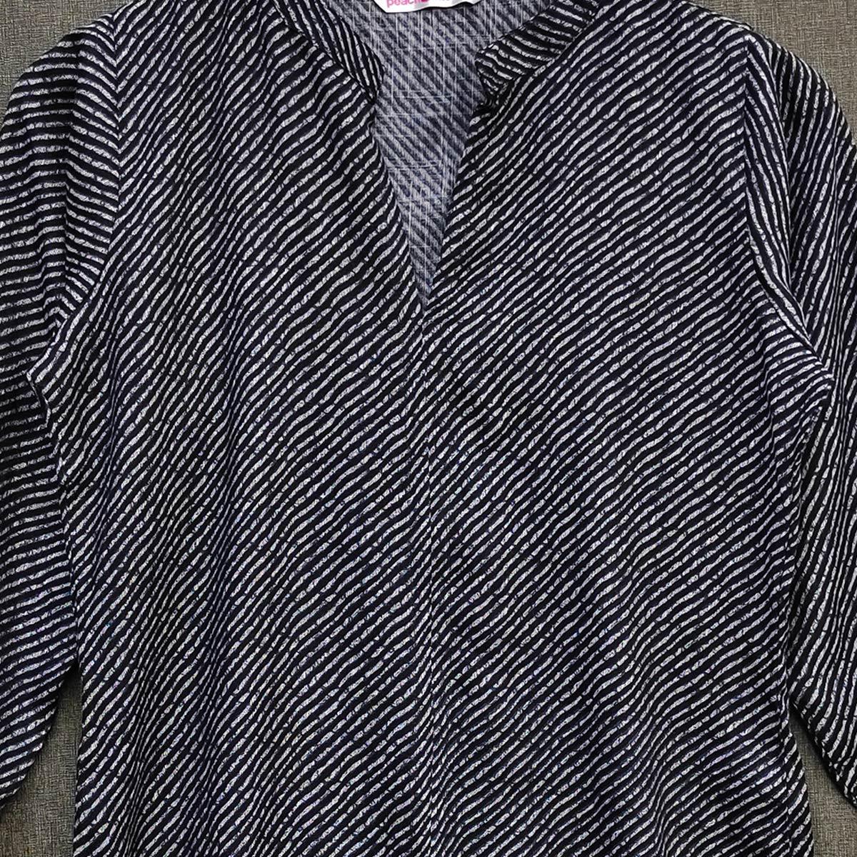 Black Striped Printed Rayon Top - Peachmode