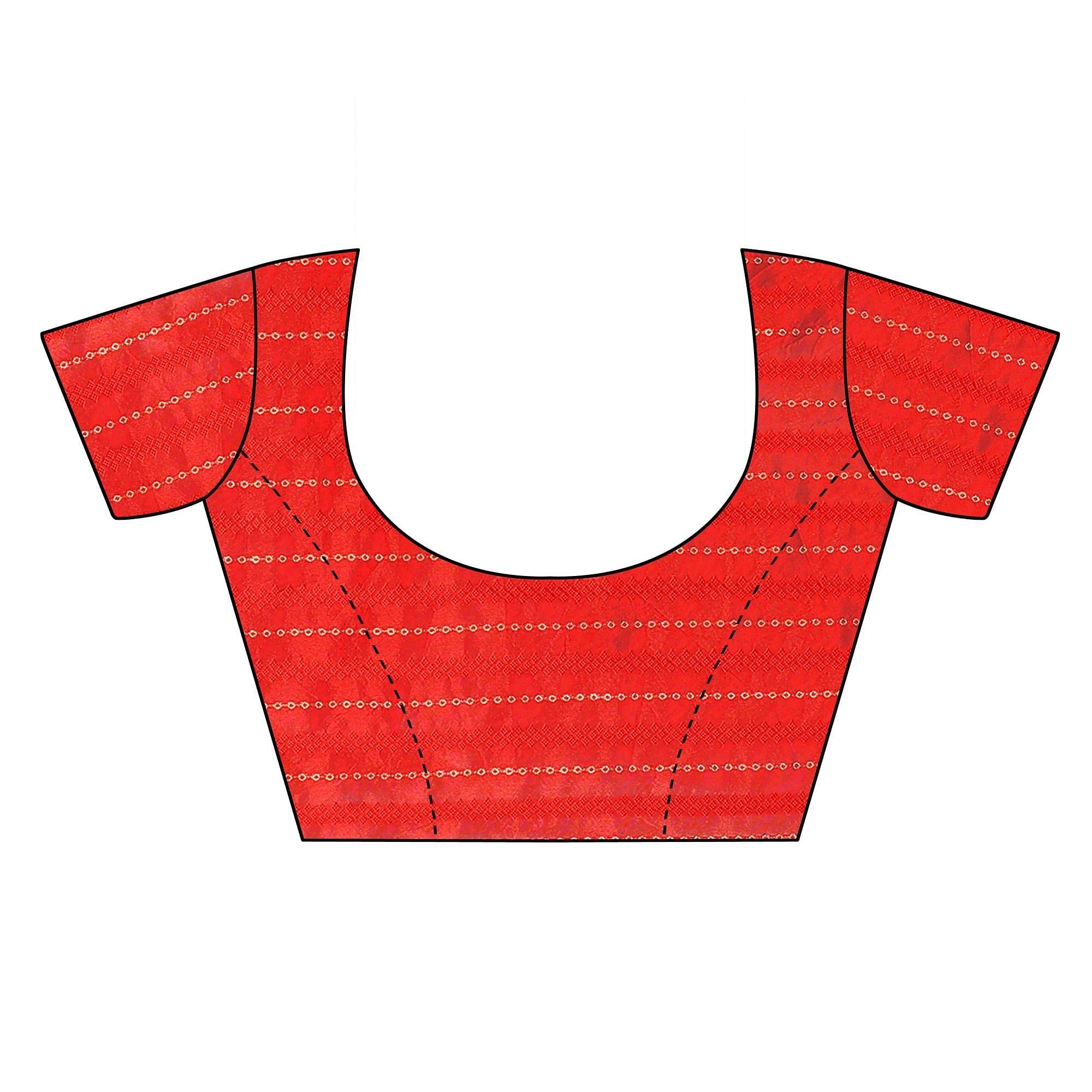 Blue Festive Wear Printed Cotton Silk Saree - Peachmode