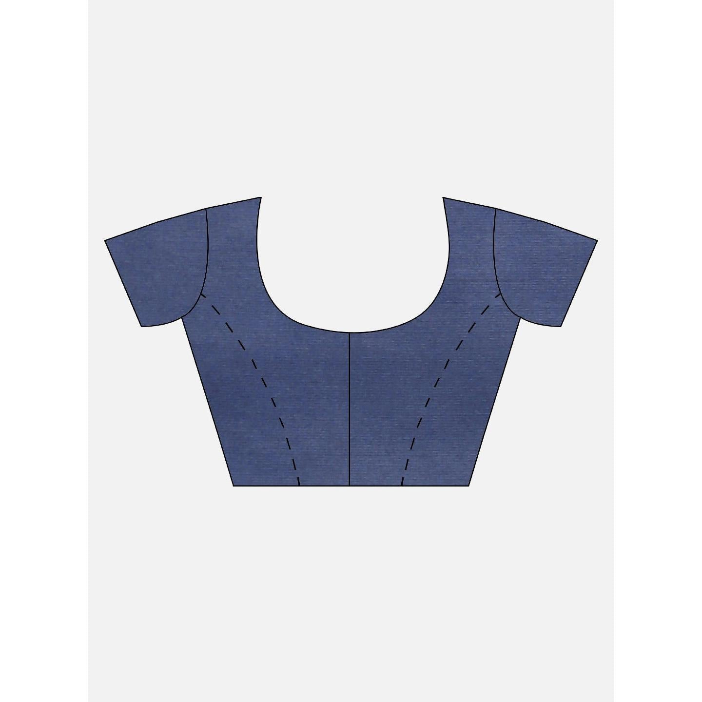 Blue Festive Wear Woven Kanjivaram Silk Saree - Peachmode