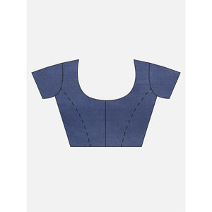 Blue Festive Wear Woven Kanjivaram Silk Saree - Peachmode