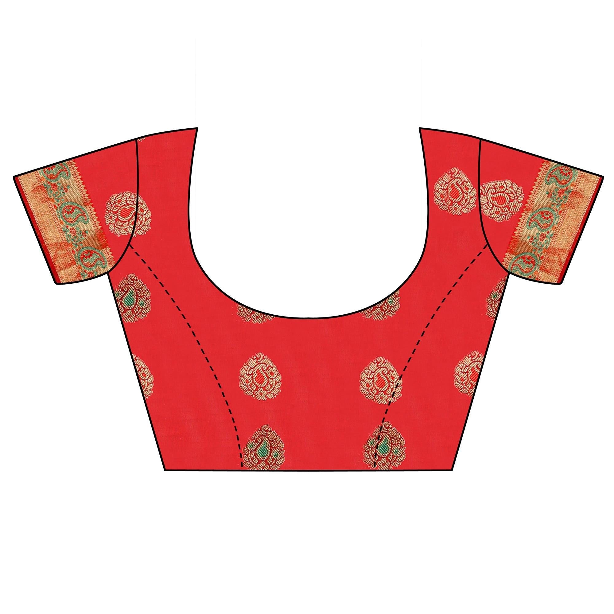 Blue Festive Wear Woven With Meena Butta Lining Pallu Soft Silk Saree - Peachmode