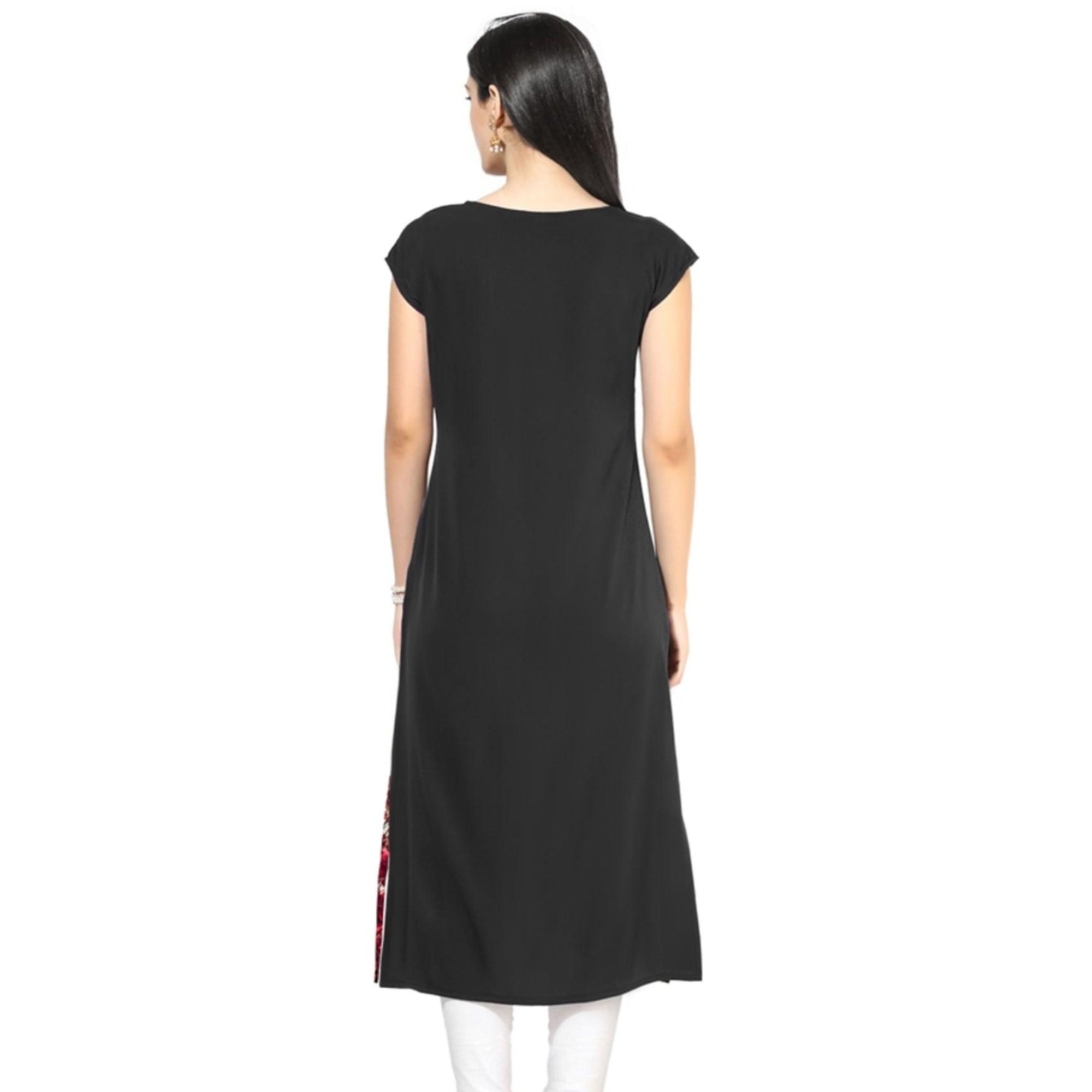 Captivating Light Gray Colored Casual Digital Printed Rayon Kurti - Peachmode