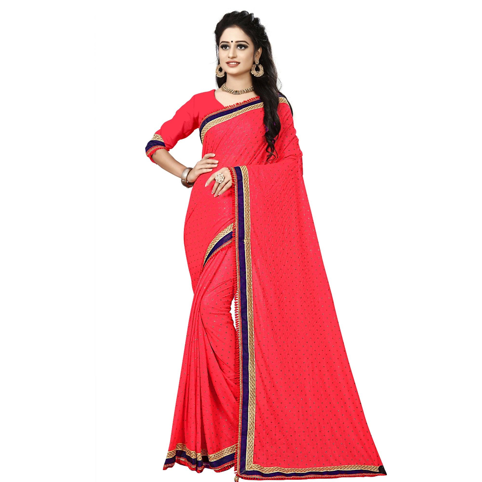 Exotic Pink Colored Party Wear Art Silk Saree - Peachmode