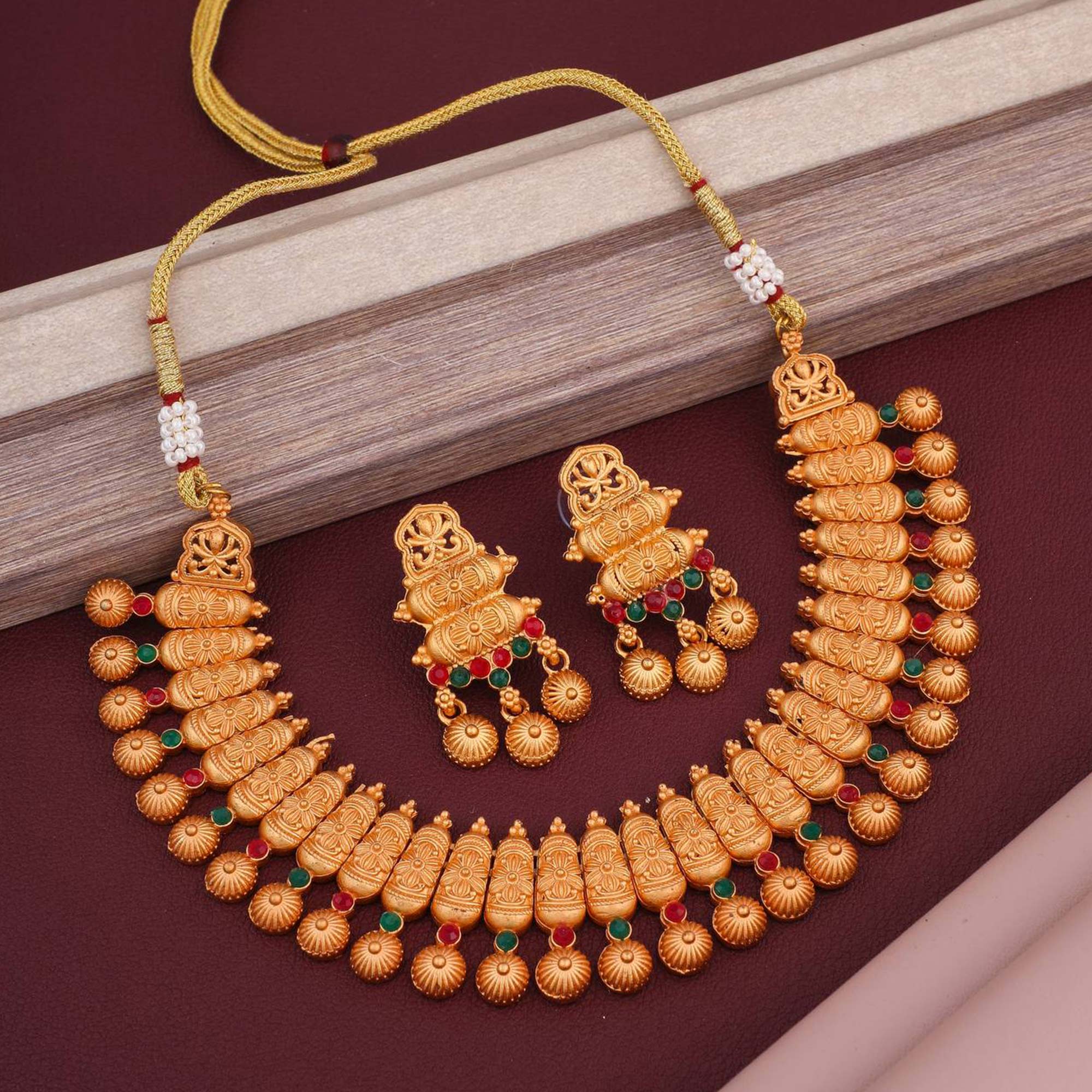 Gold Plated Alloy Choker Set