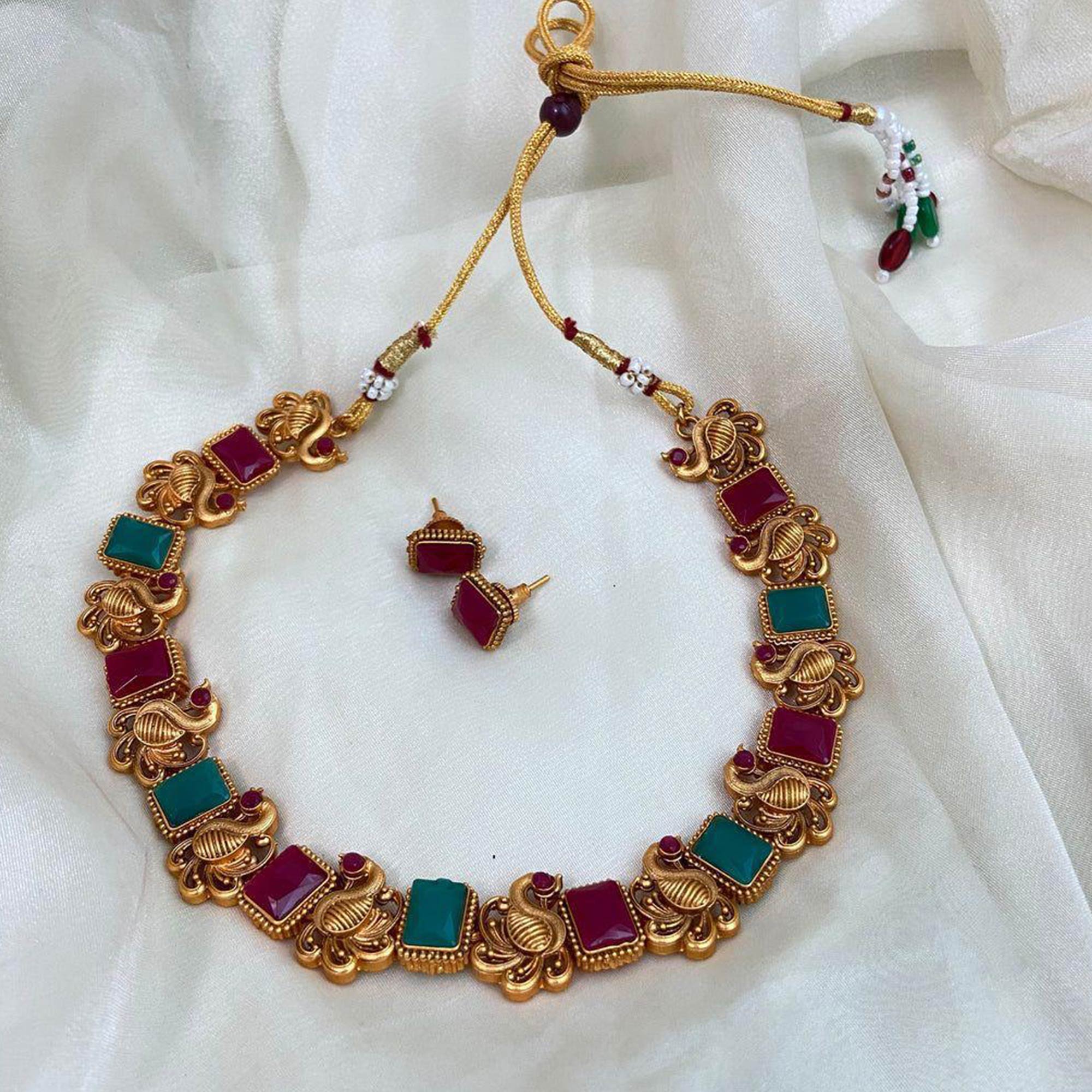 Gold Plated Alloy Choker Set