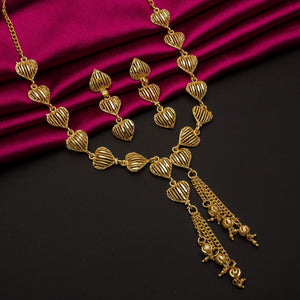 Gold Plated Alloy Necklace Set