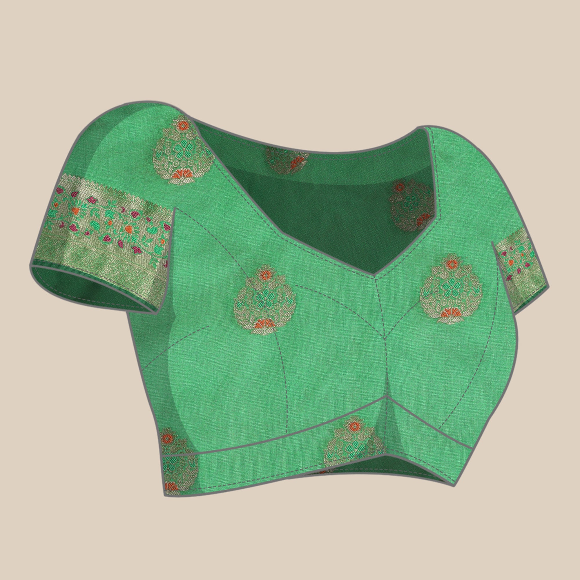 Rani Woven Organza Saree