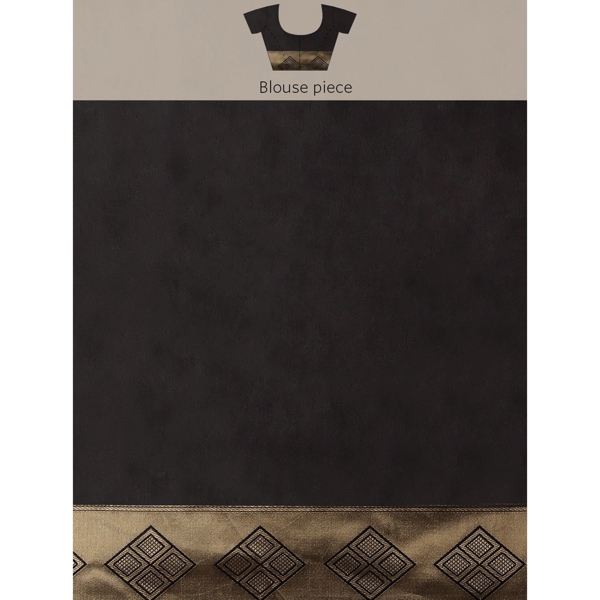 Black Woven Banarasi Silk Saree