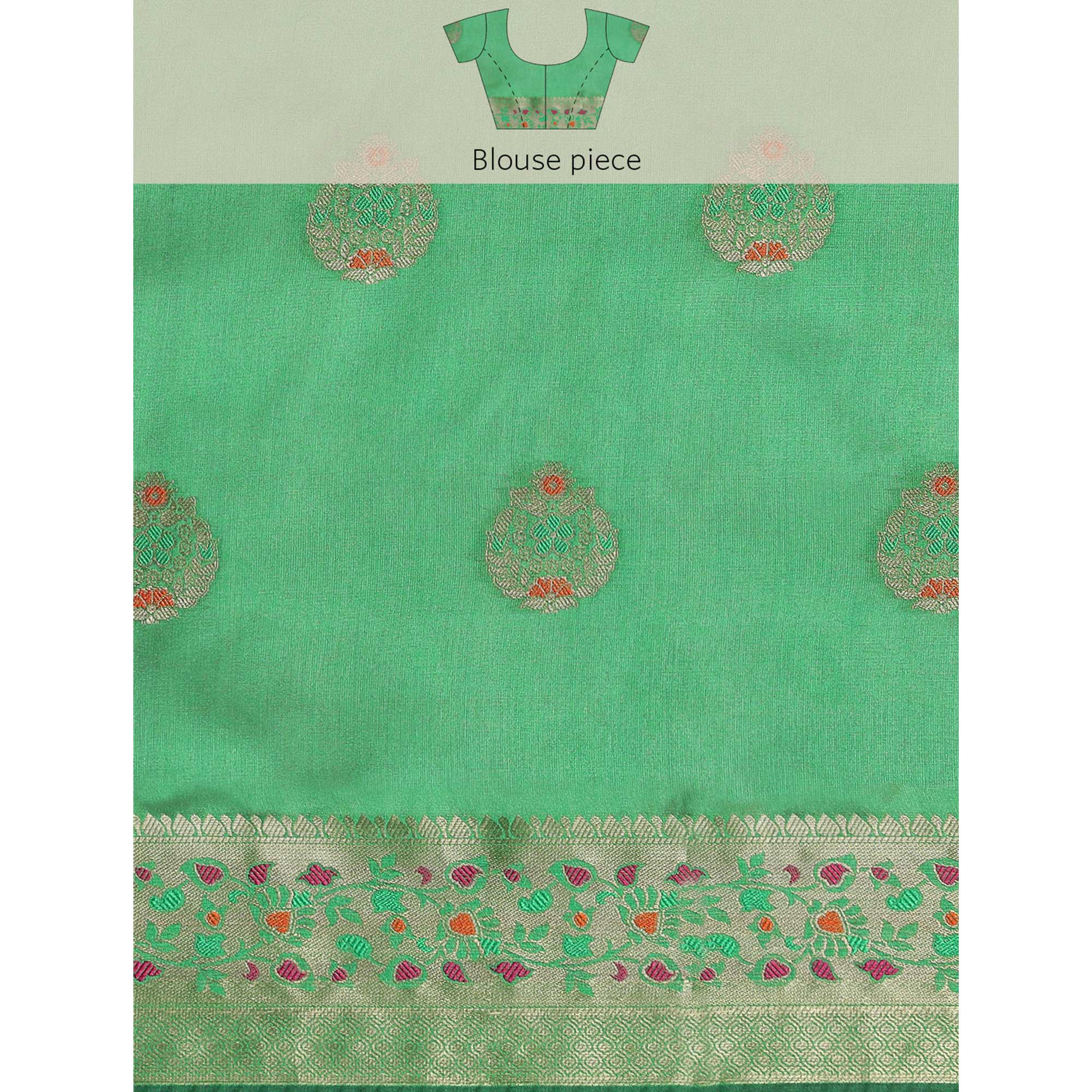 Rani Woven Organza Saree
