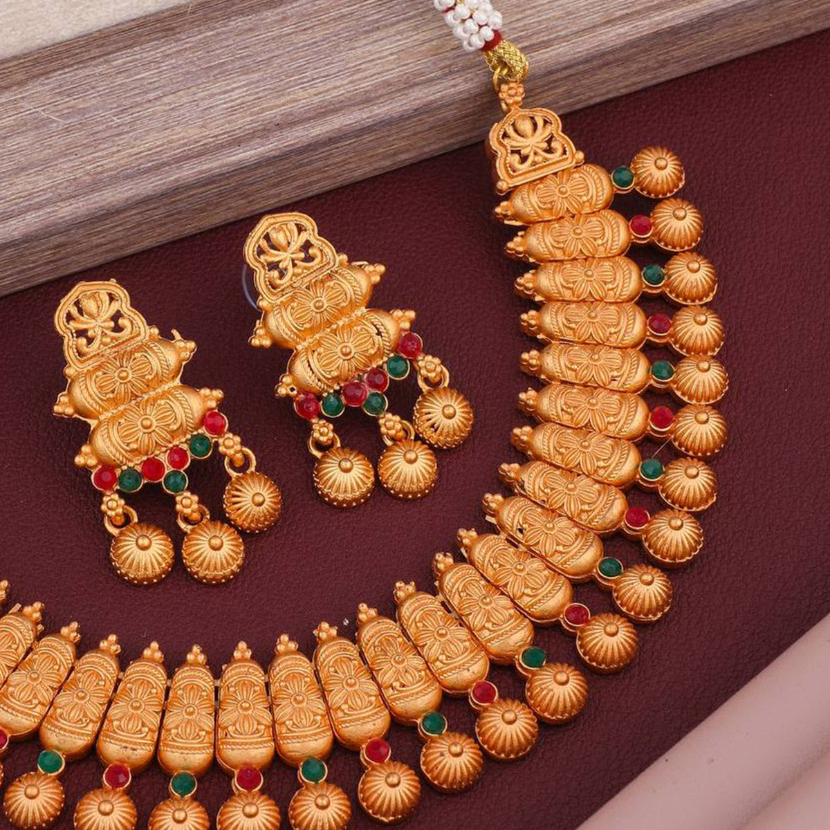 Gold Plated Alloy Choker Set