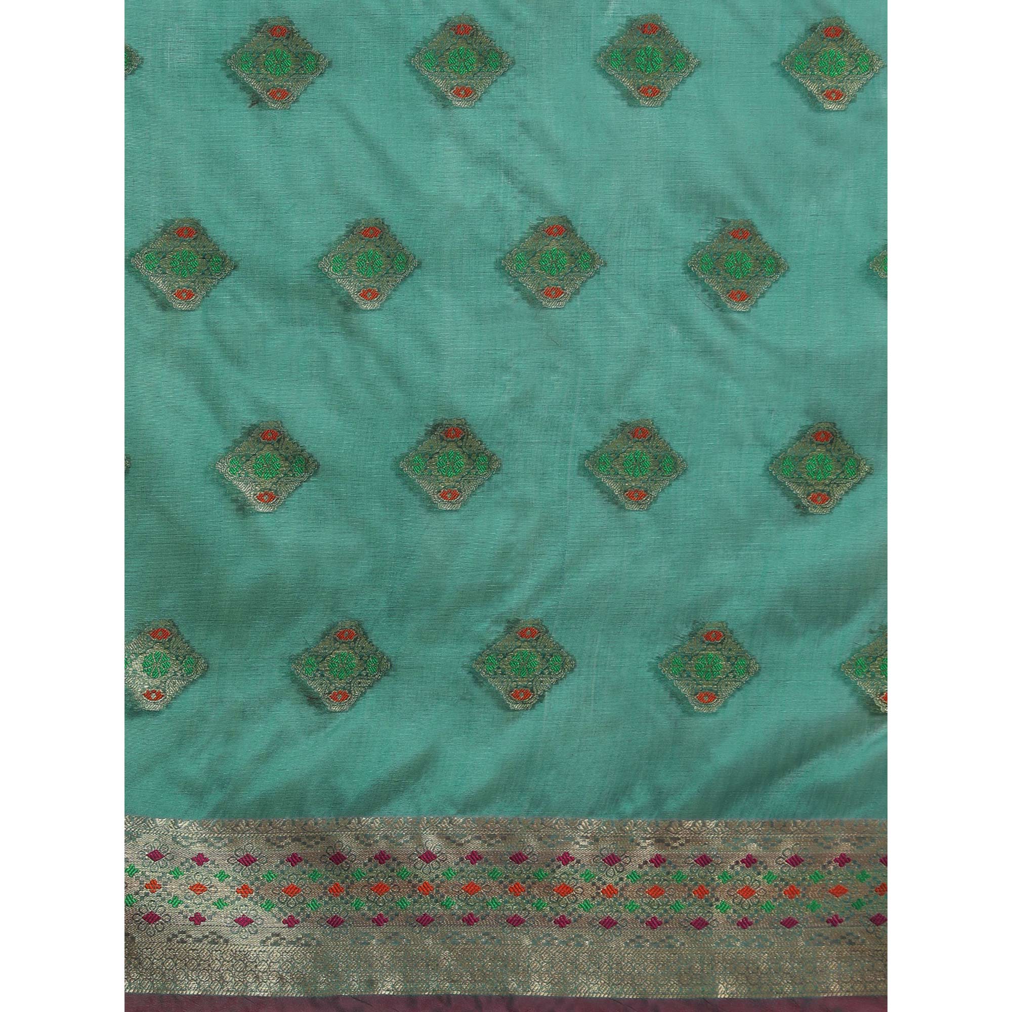 Morpich Woven Organza Saree