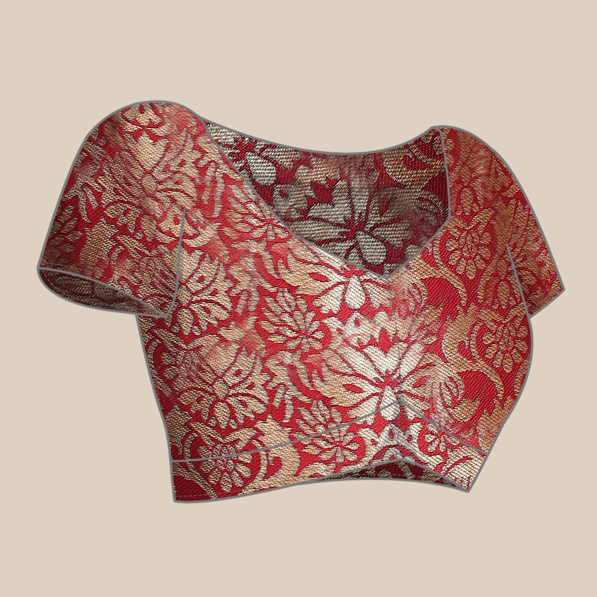 Gold Woven Banarasi Silk Saree