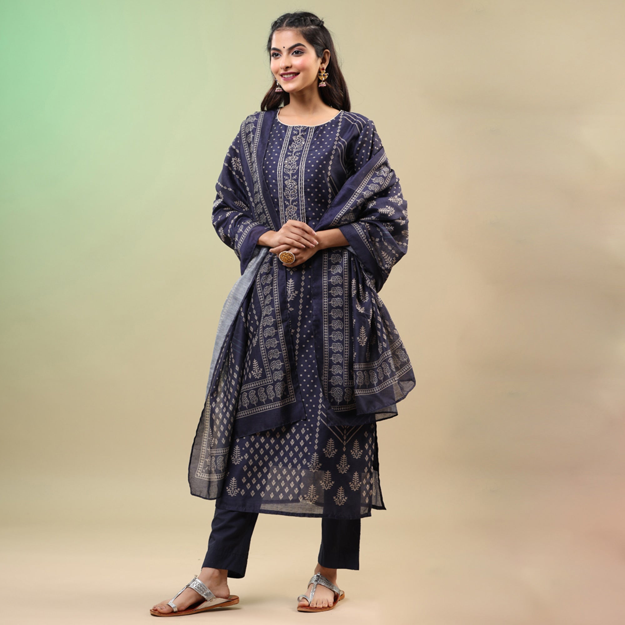 AARD-SHIVANI-1454-BLUE