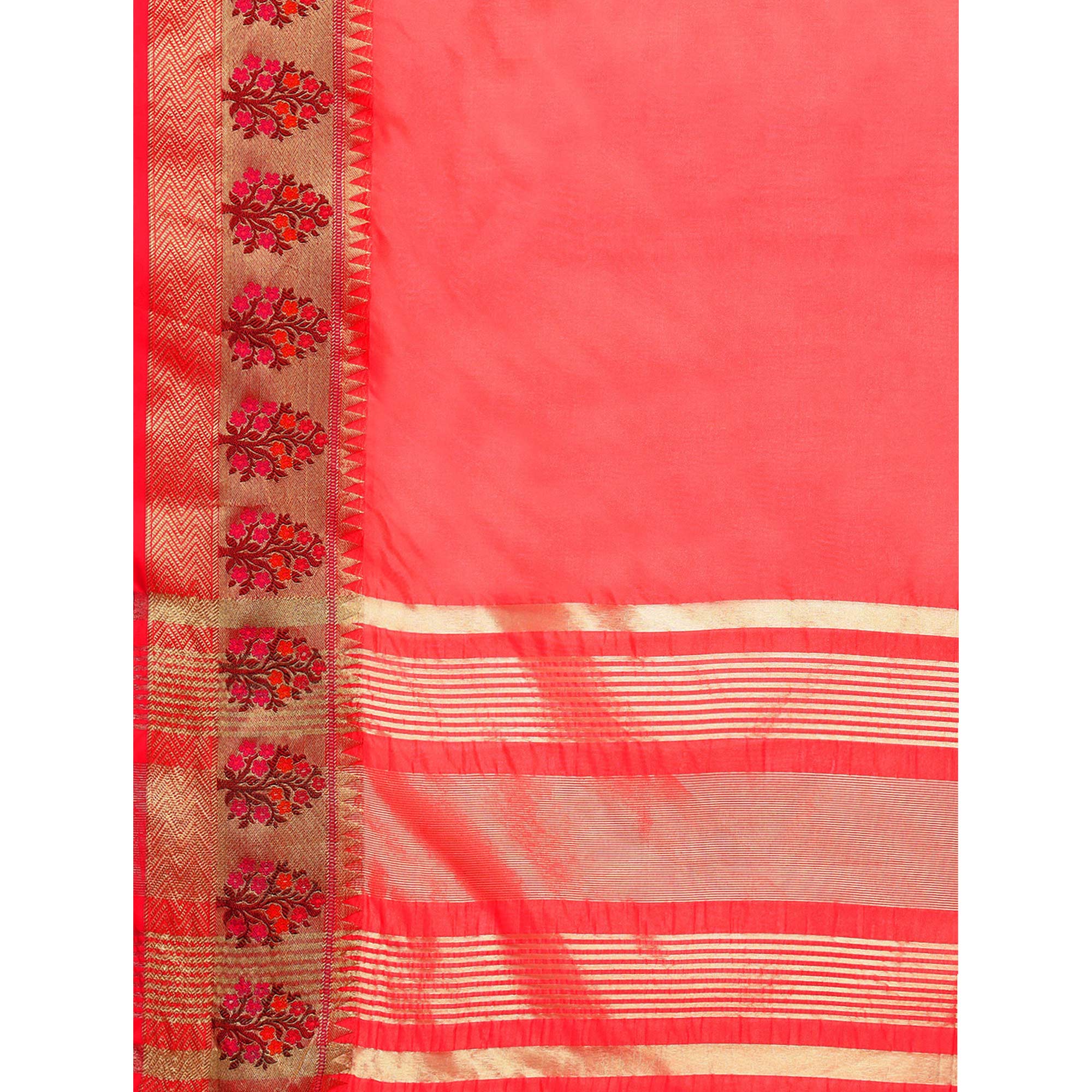 Gajari Woven Organza Saree