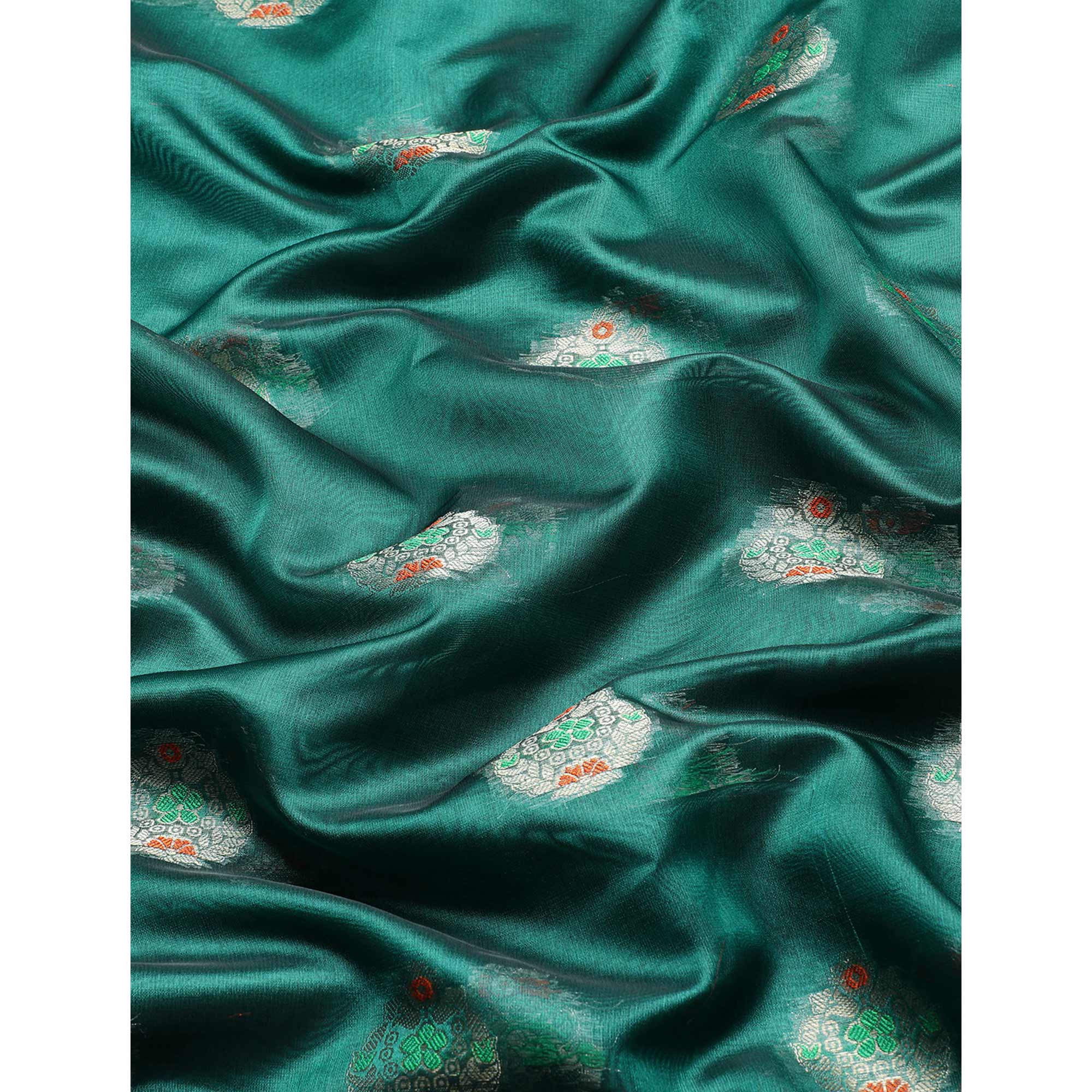 Rama Woven Organza Saree