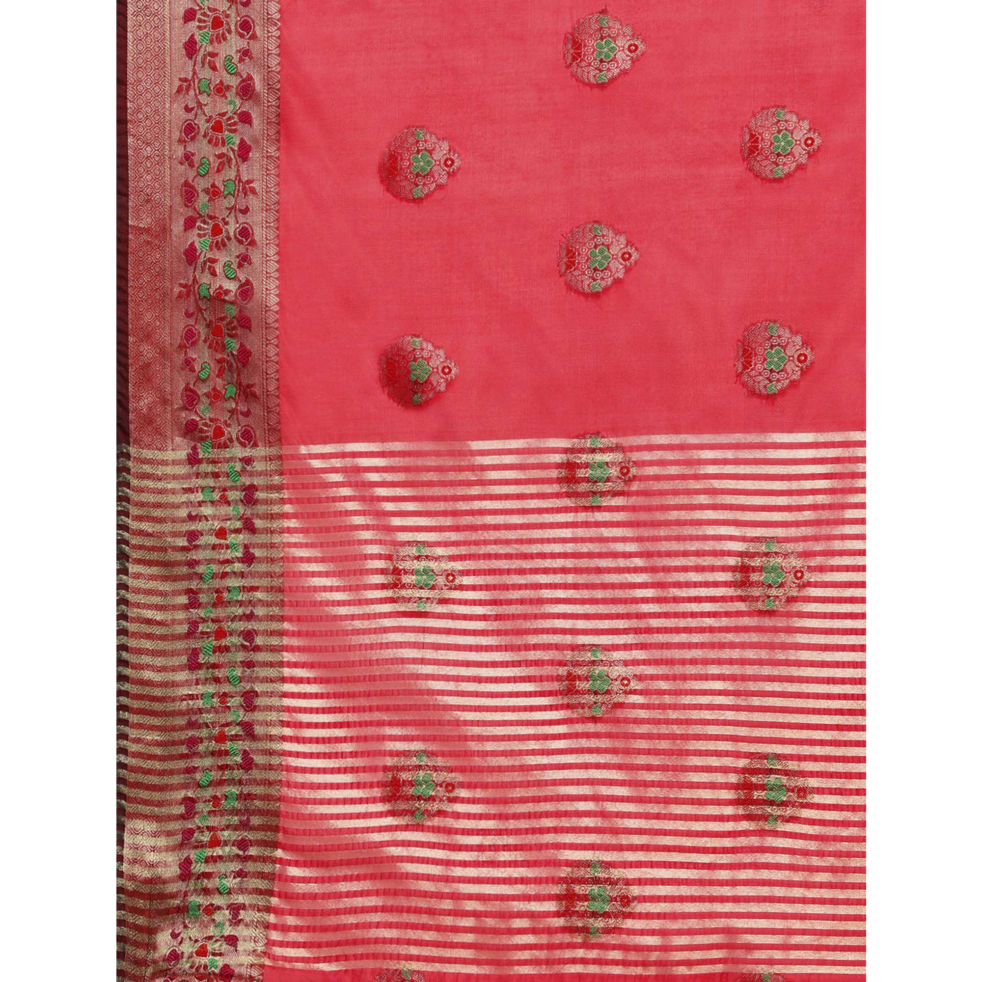 Rani Woven Organza Saree