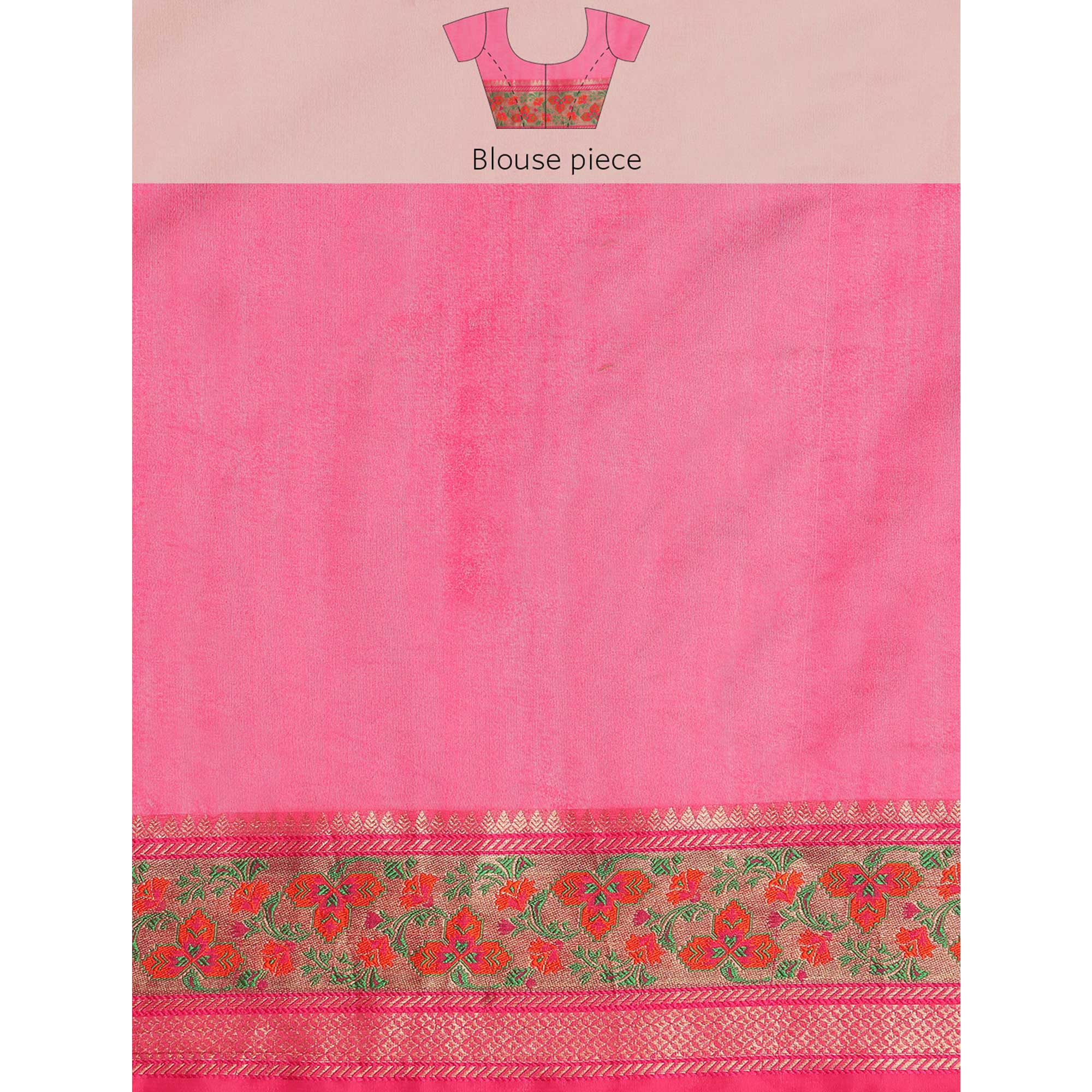 Green Woven Cotton Silk Saree