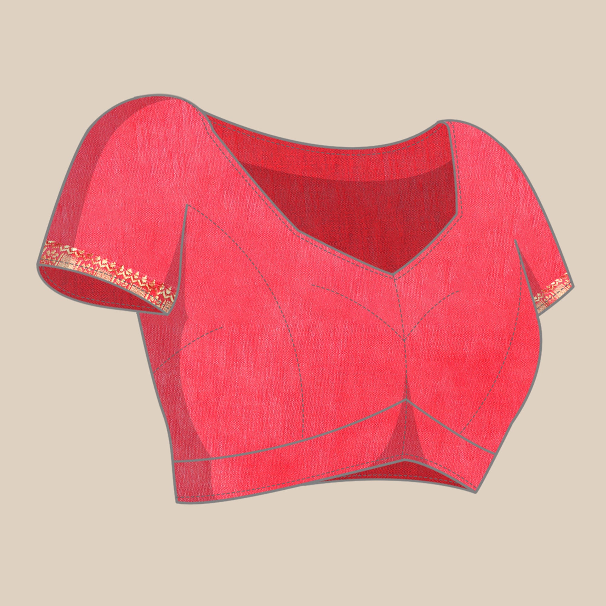 Pink Bandhani Foil Printed Zomato Saree With Tassels