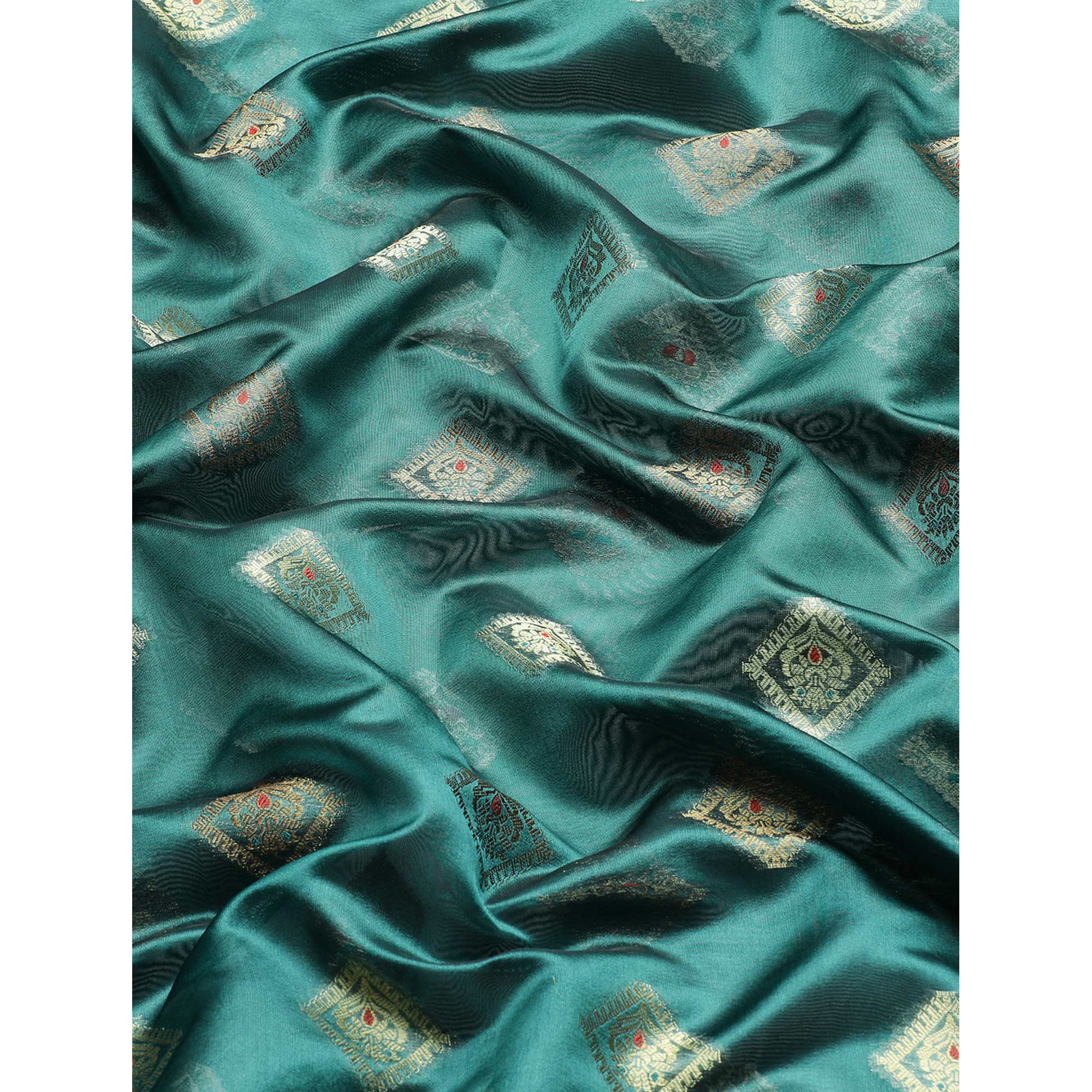 Rama Woven Organza Saree